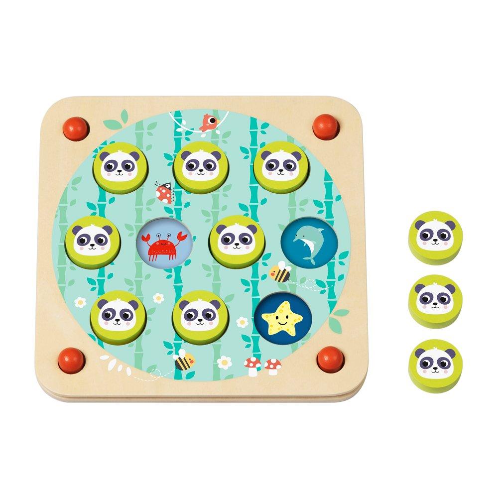 Multi - Tooky Toy - 2 In 1 Memory Game & Tic Tac Toe - 2