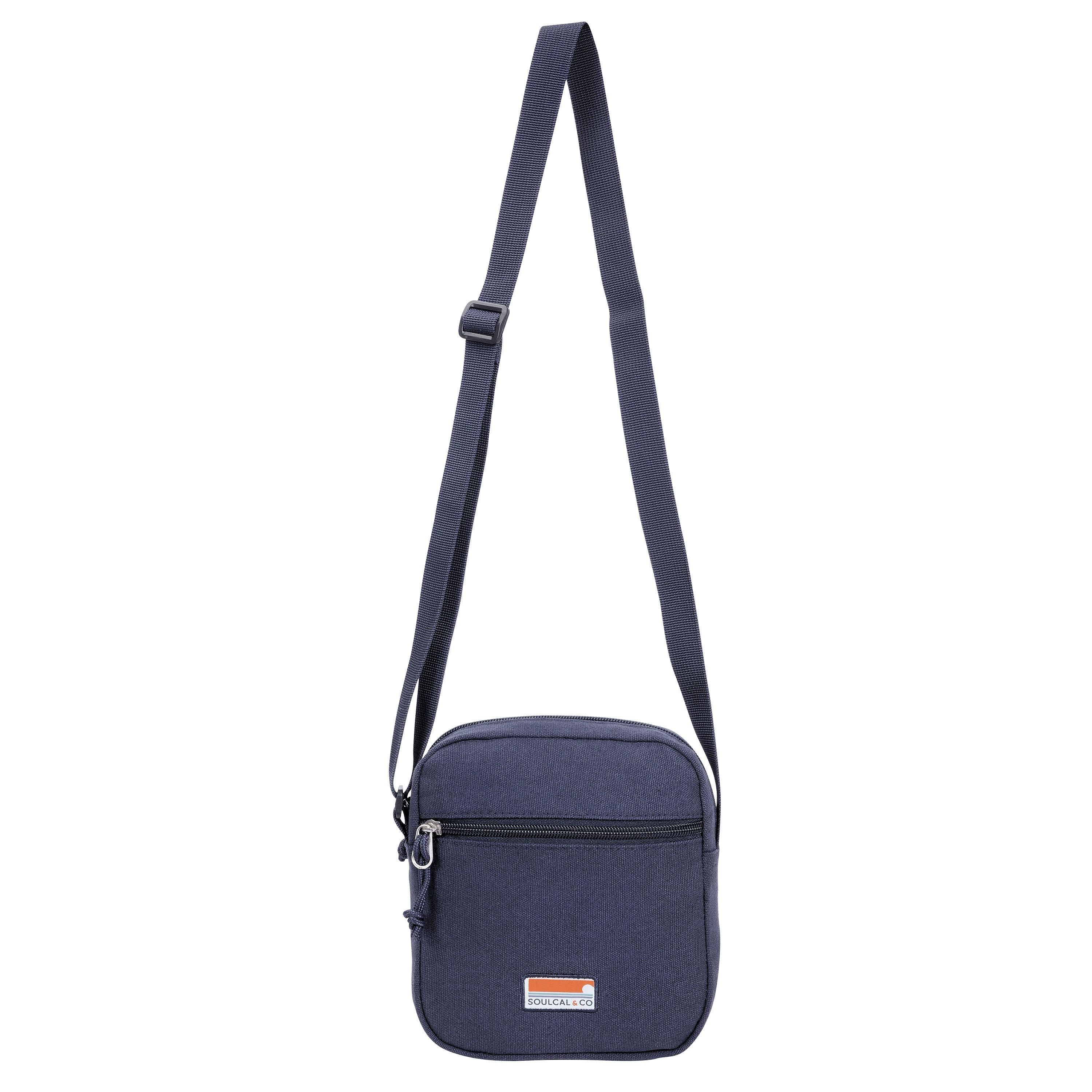 DALIX Sac banane à 3 poches, Bleu marine, Petit, Fp-002-bleu marine DALIX Sac banane à 3 poches, Bleu marine, Petit, Fp-002-bleu marine