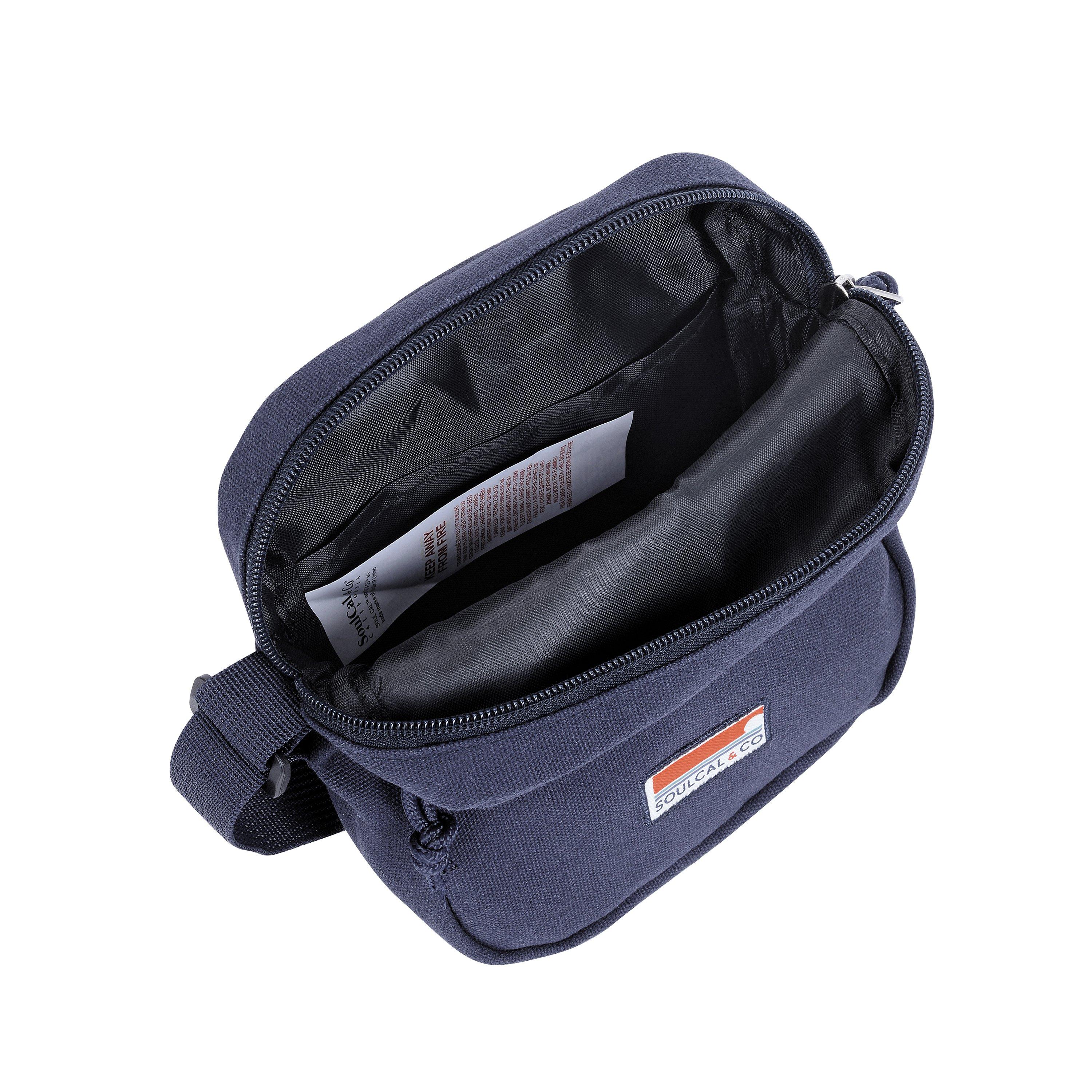 Marineblauw/Grijs - SoulCal - Mini Gadget Bag - 4