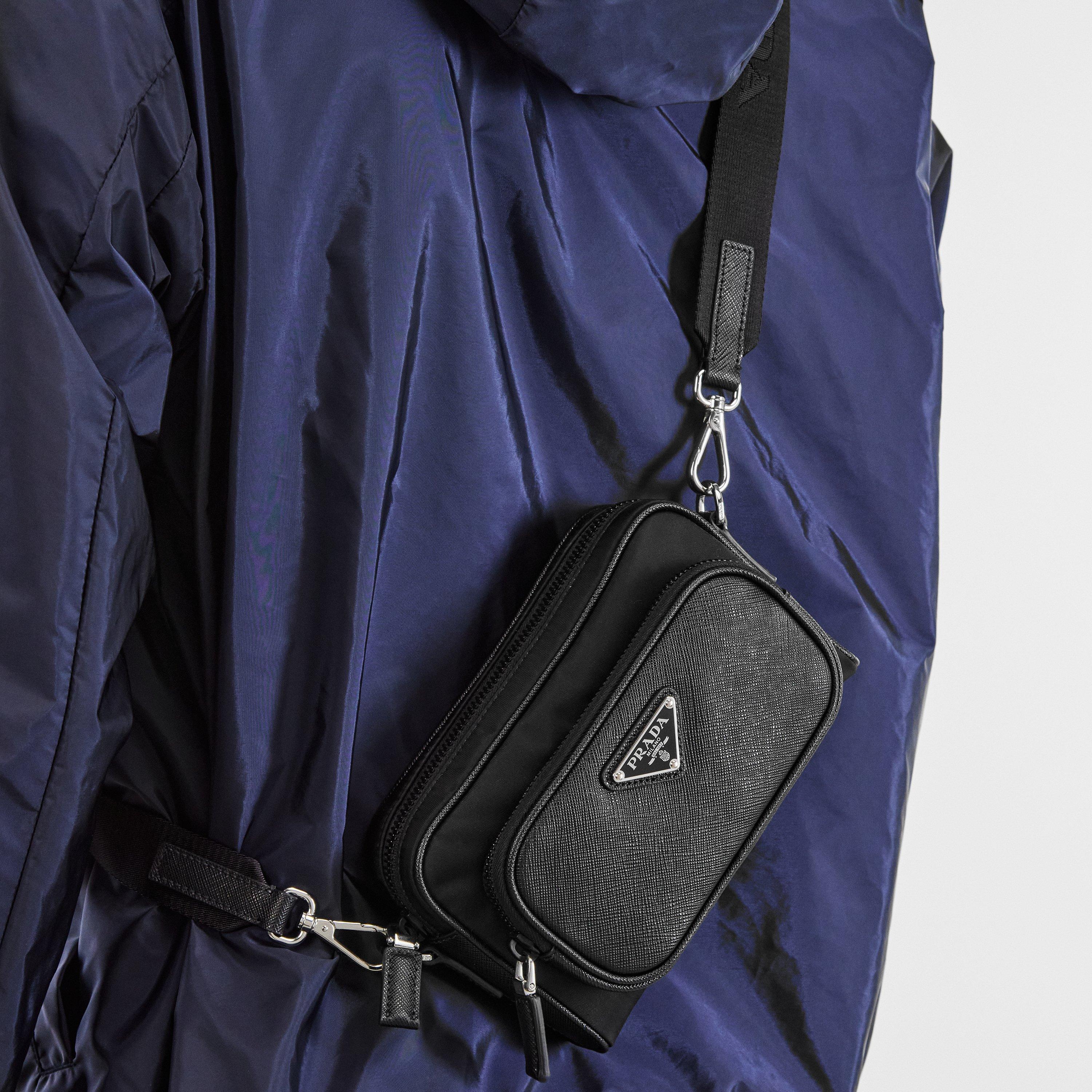 Black - Prada - Men's Camera Cross Body Bag - 3