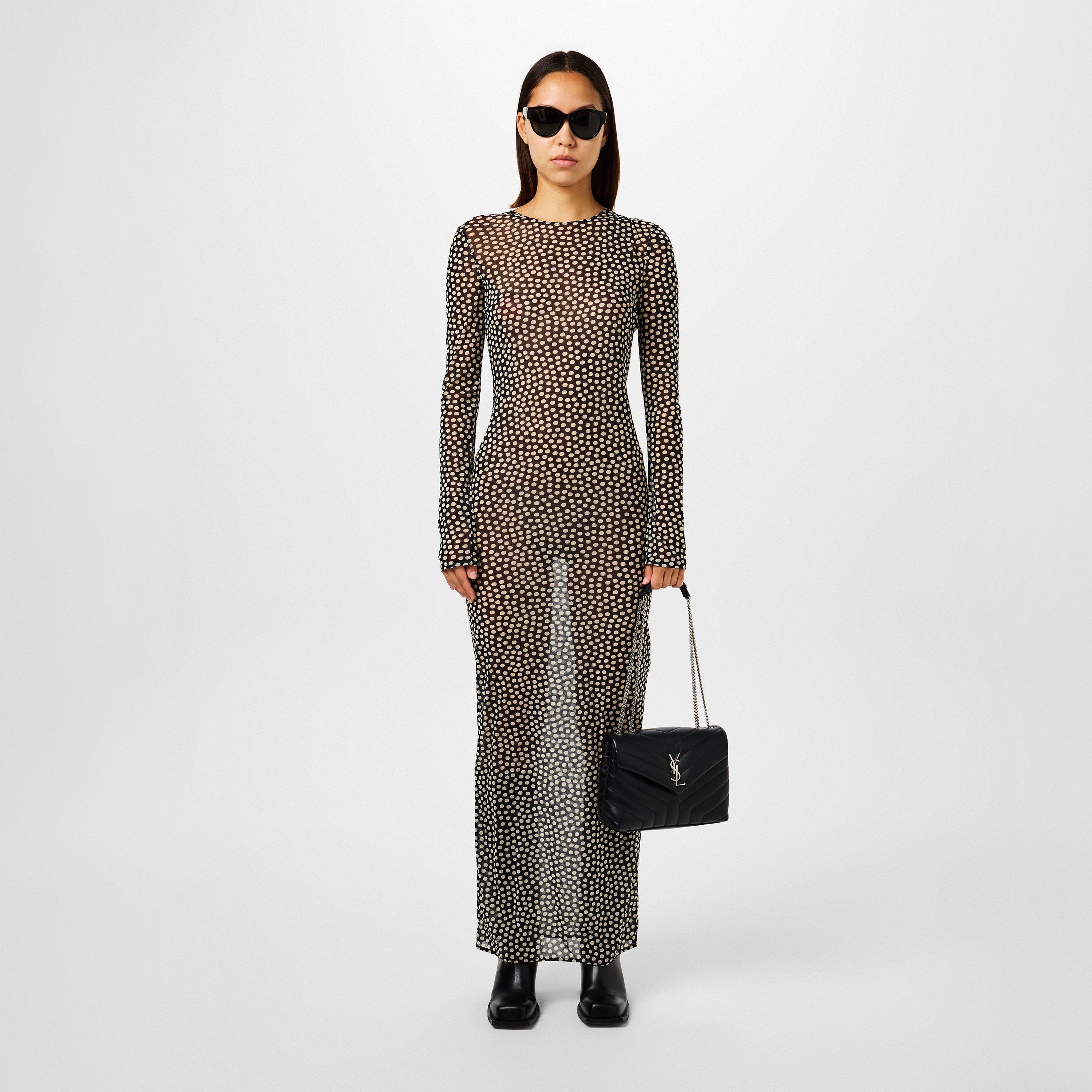 Black/Silver - Saint Laurent - Small Quilted Loulou Bag - 5