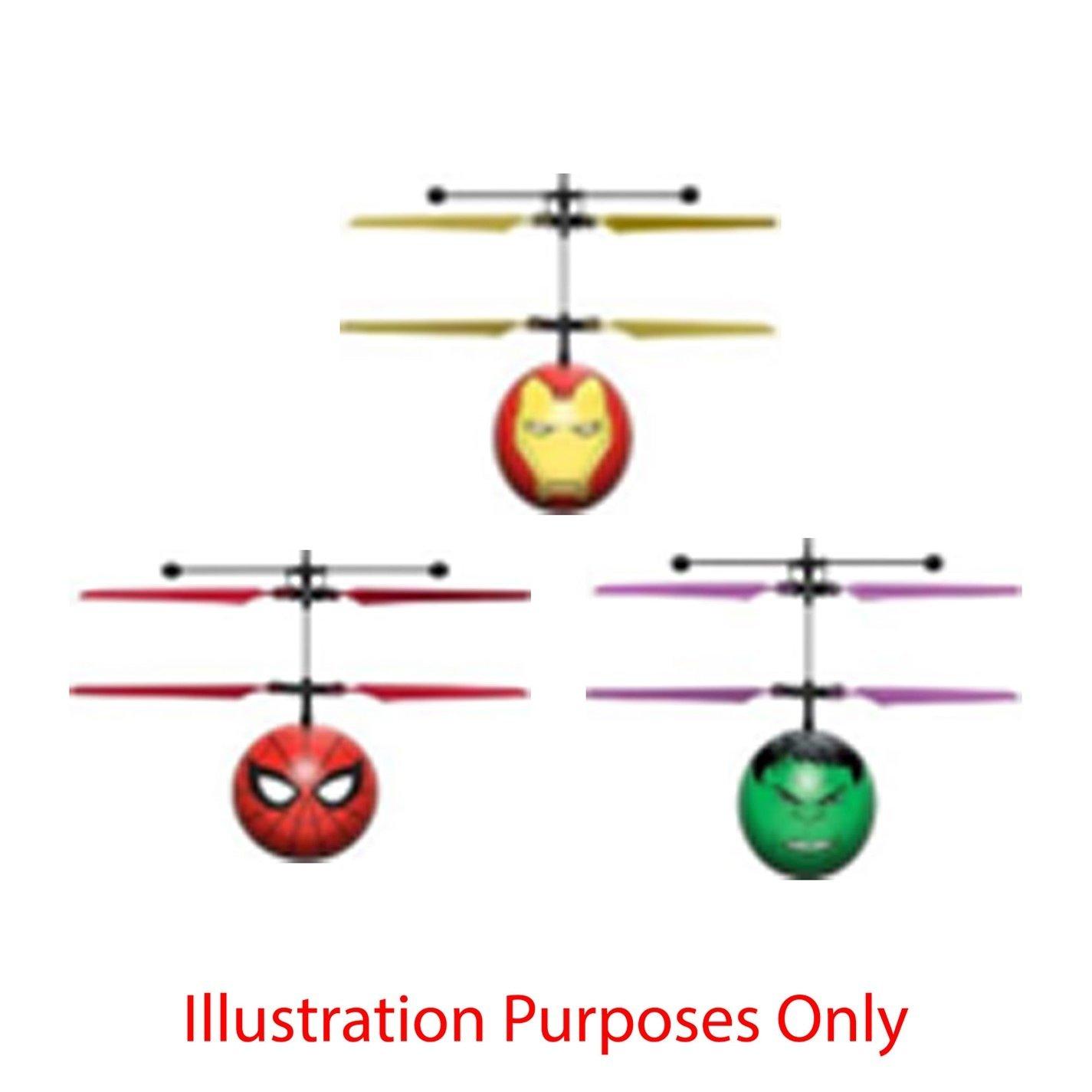 Marvel  Kids Heliball Hulk Spiderman Ironman - 