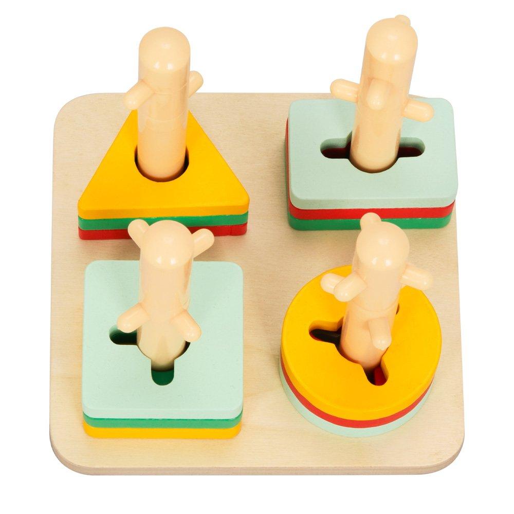 Multi - Tooky Toy - Geometric Block Sorter - 3