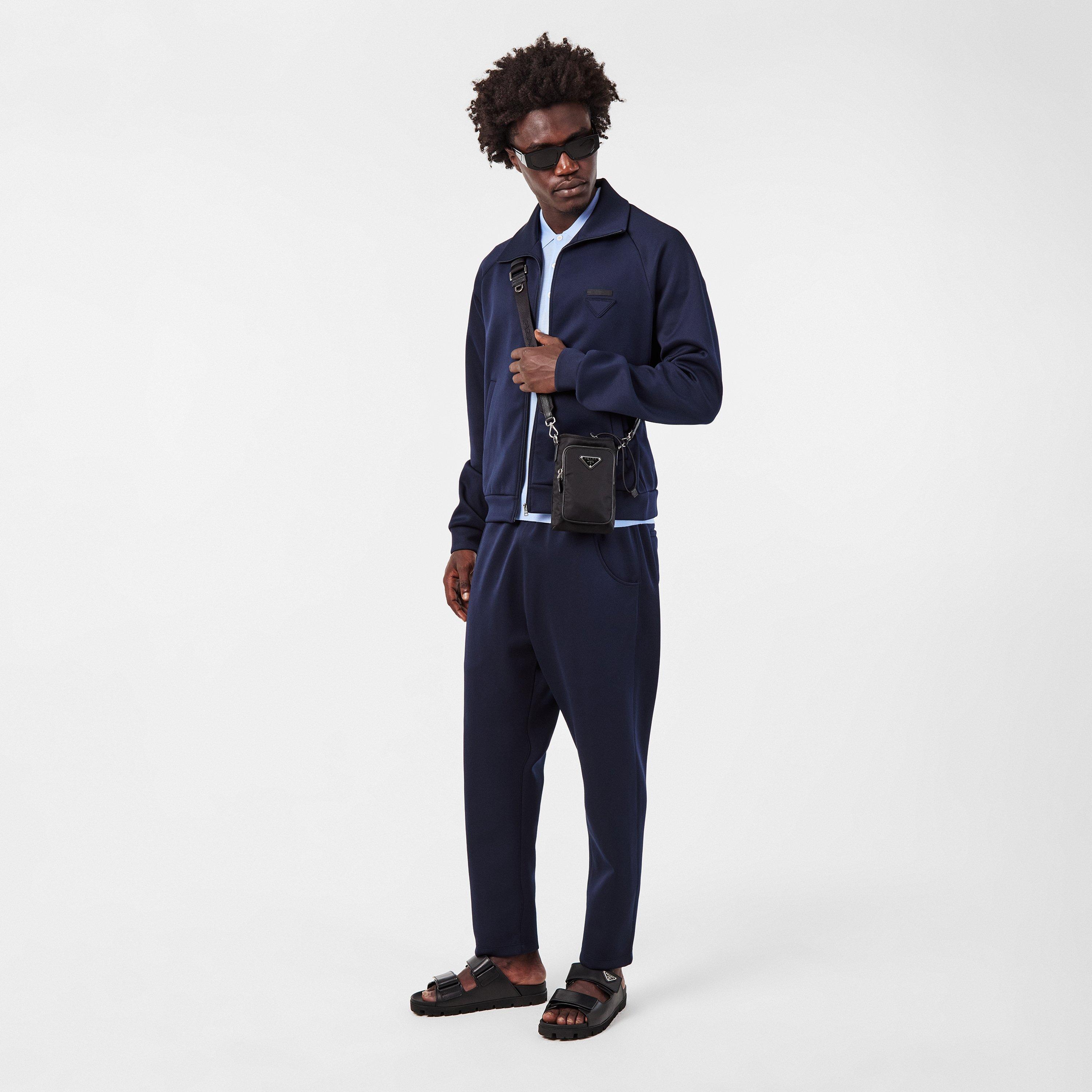 Black - Prada - Men's Small Cross Body Bags - 5