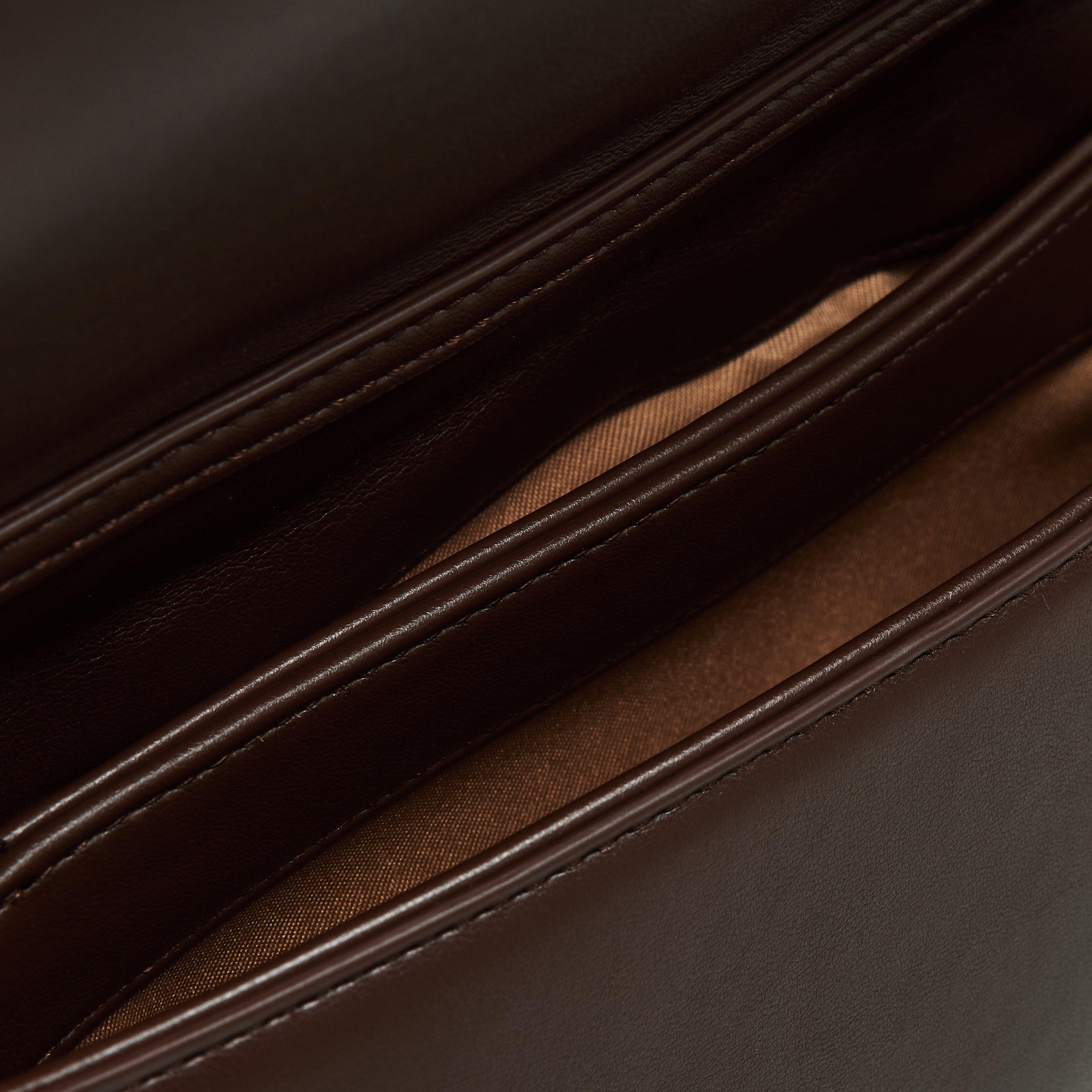 CHOCOLATE - Love Moschino - Women's LM Quilted Cross Body Bags - 4