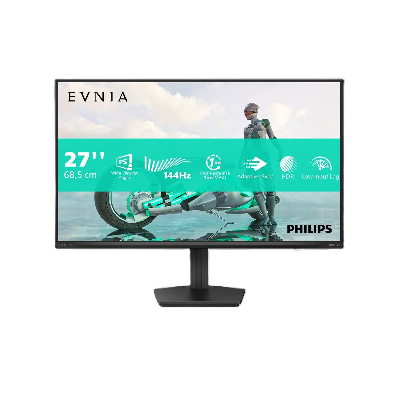 Black - Philips - Philips 27M2N3200NF 27 Inch IPS Full HD 144Hz Gaming Monitor - 1