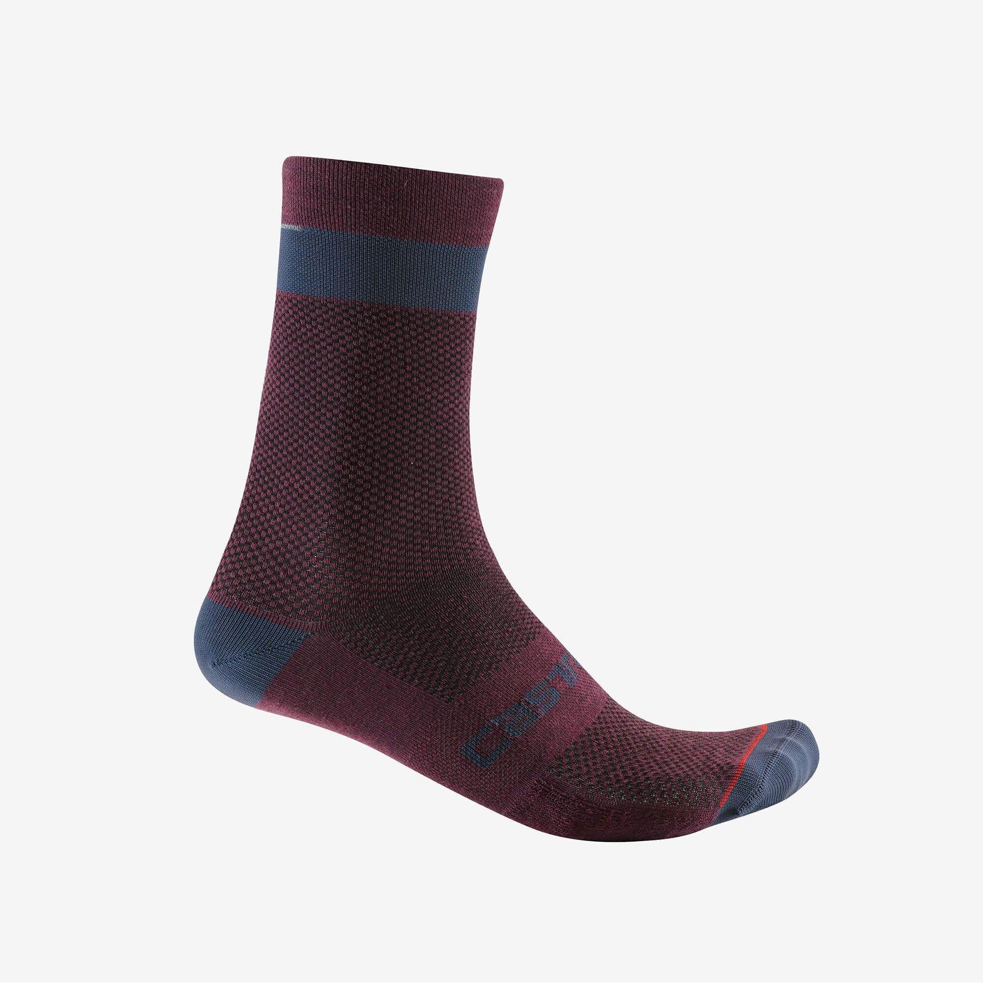 Castelli Men's Alpha 18 Socks - Bordeaux - XXL