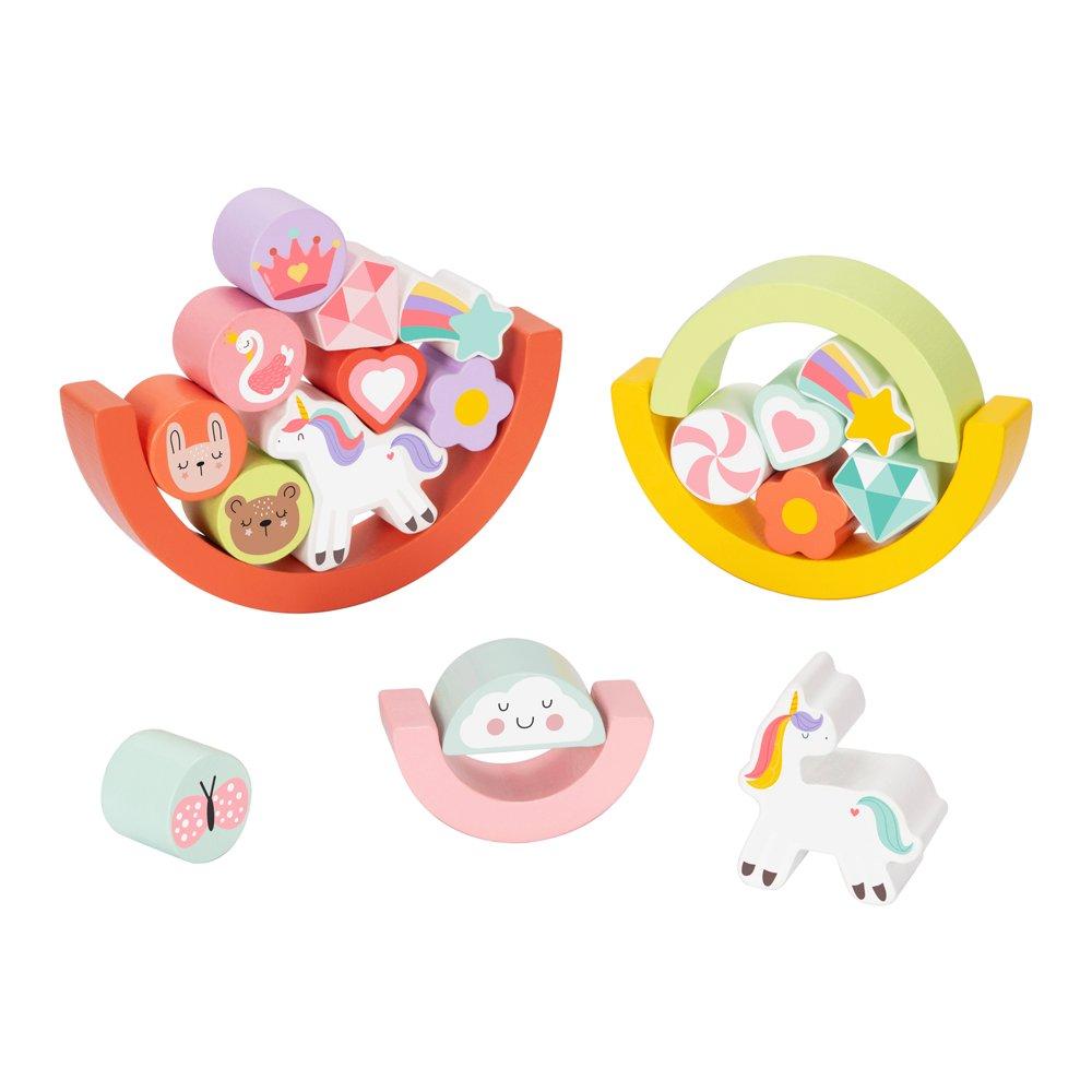 Tooky Toy  Kids Balance Stacker Unicorn