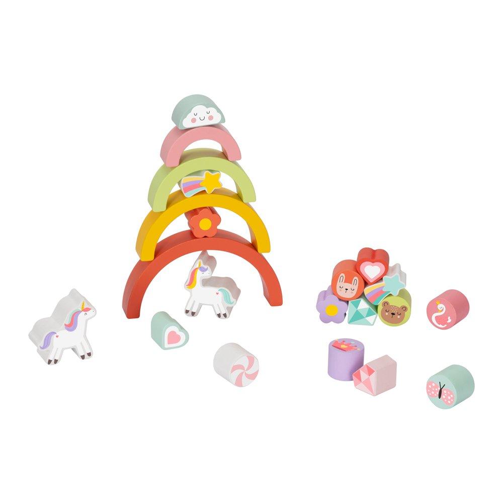 Unicorn - Tooky Toy - Unicorn Balance Stacker - 3