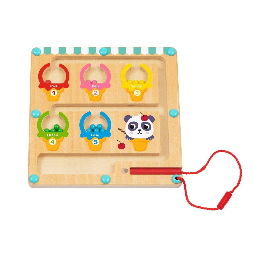 Multi - Tooky Toy - Magnetic Color & Number Maze - 3
