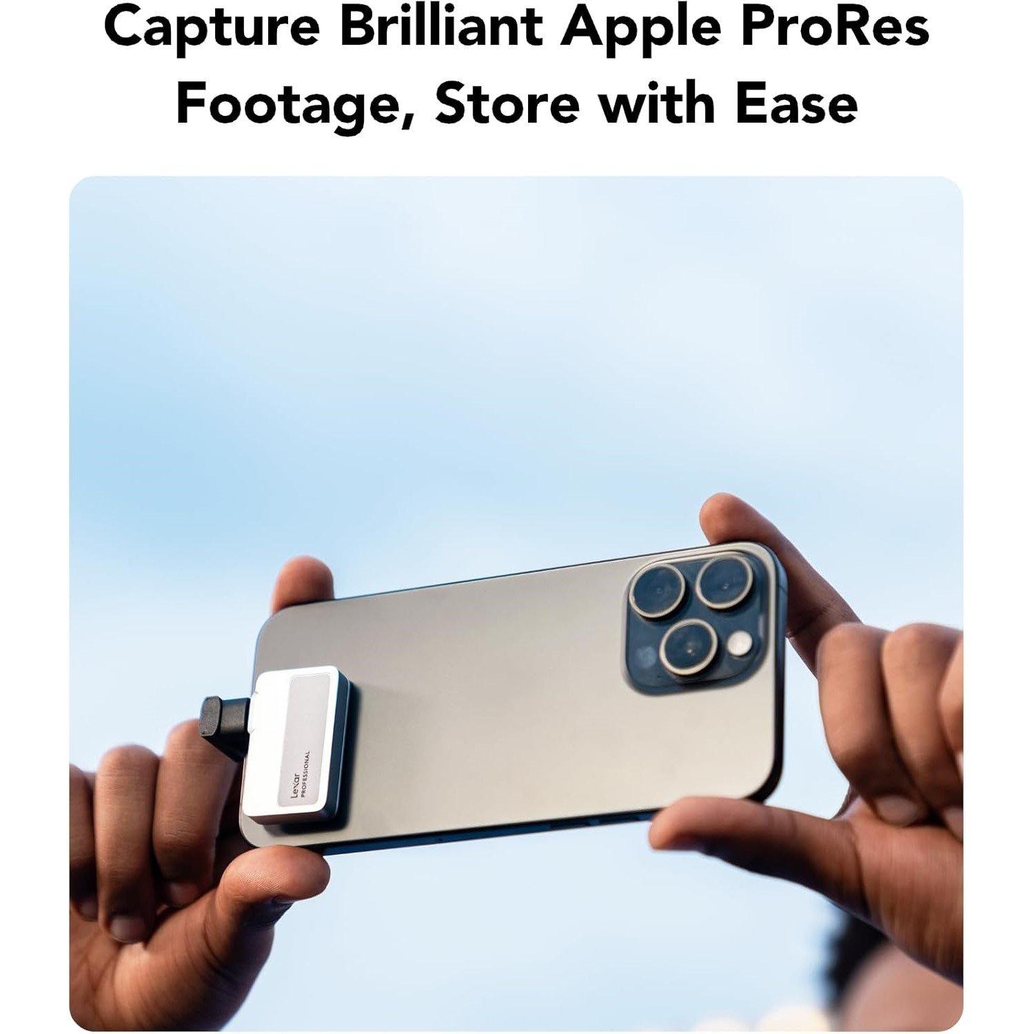 Black - Lexar - 2TB Portable SSD - 3