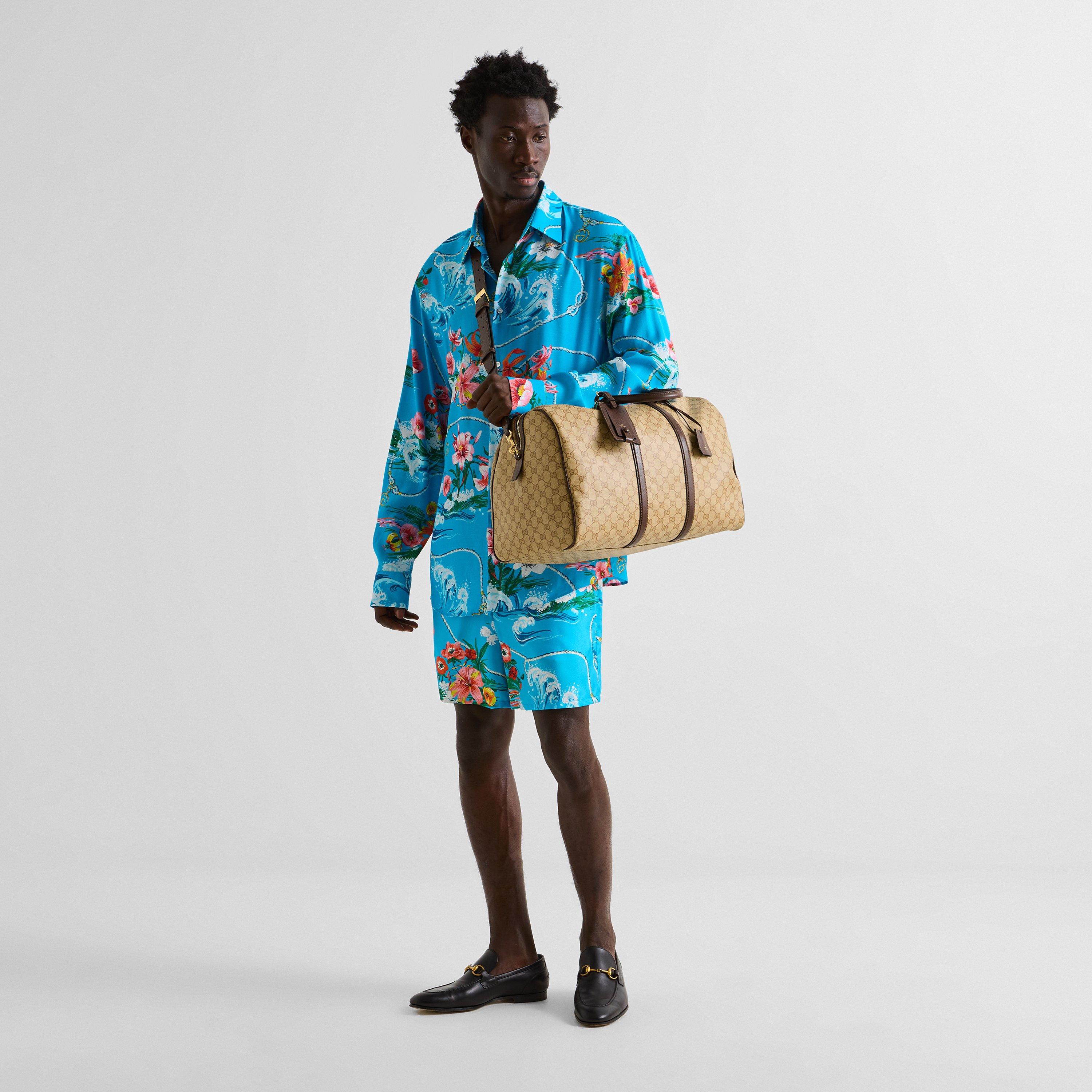 Beige - Gucci - Men's GG Holdall - 6