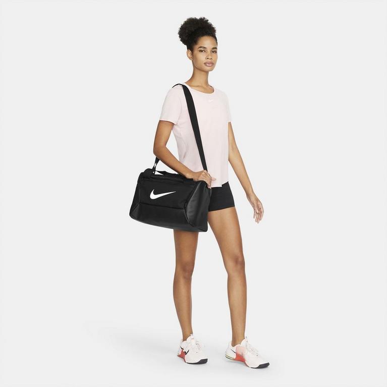 Schwarz/Weiß - Nike - Brasilia Duffel Bag (Extra Small) - 11