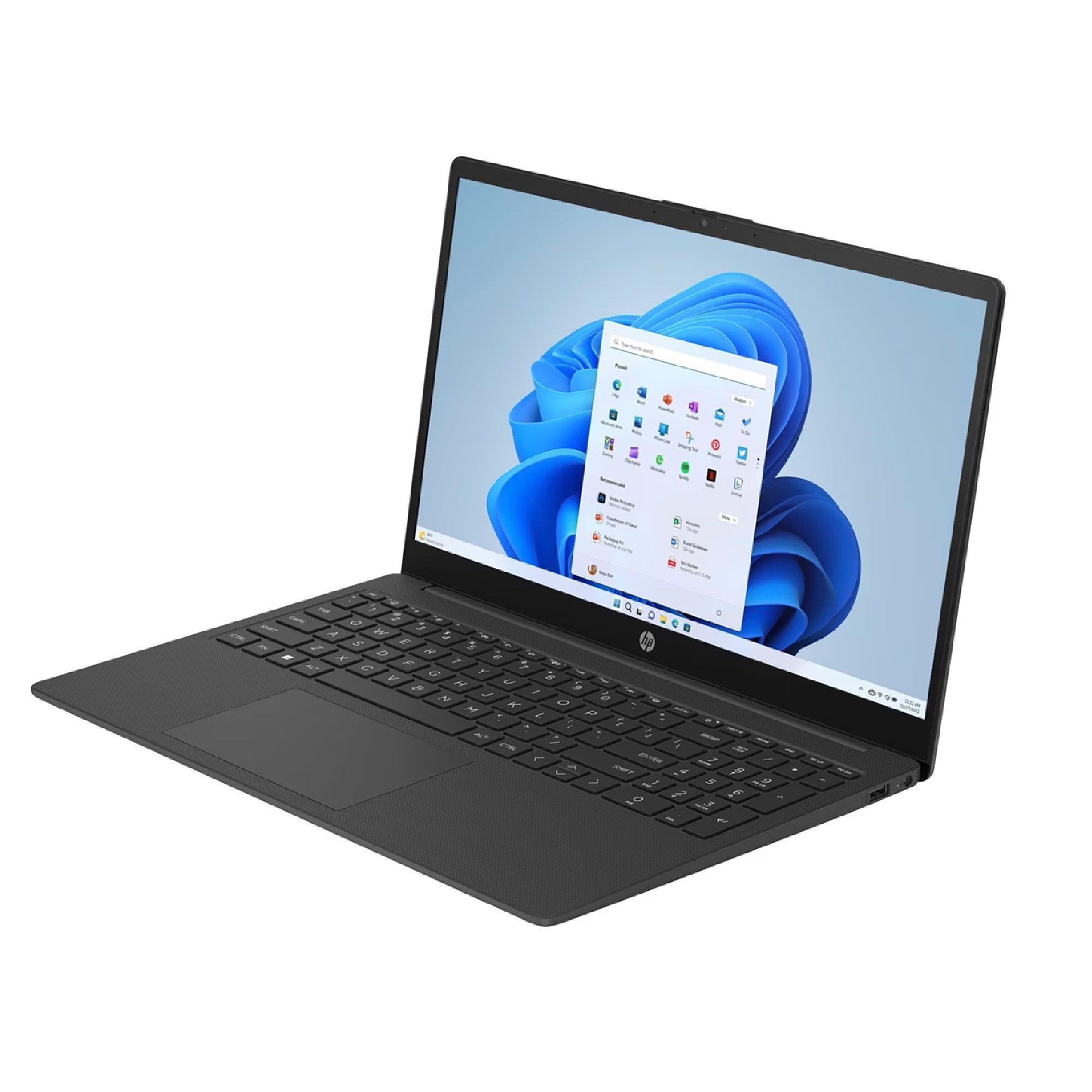 Black - HP - HP 15 Laptop -  Core i3 8GB 512GB Win 11 - 3