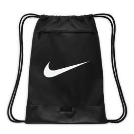 Nike black vegan leather shoulder bag