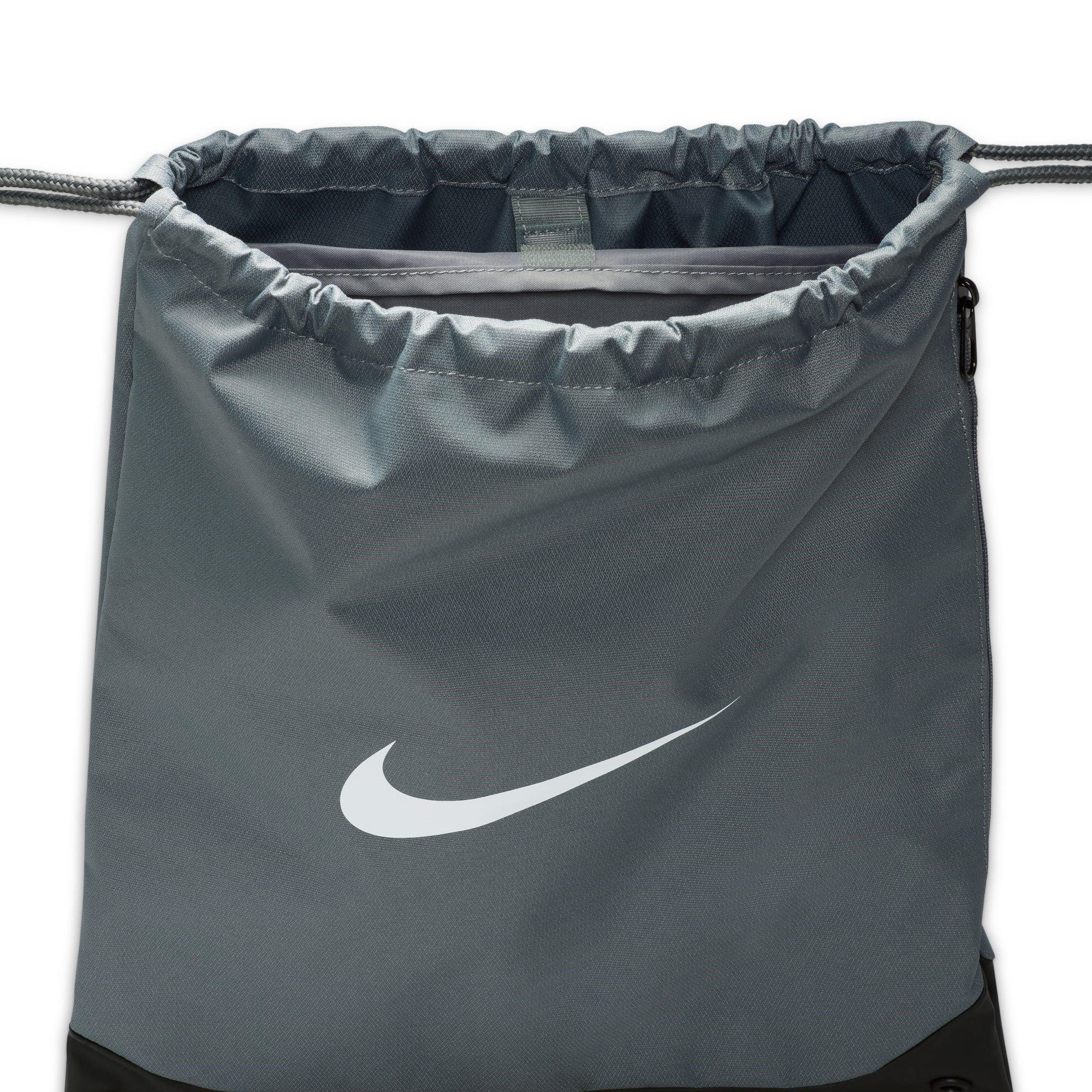 Grey/White - Nike - Brasilia Gym Sack - 3