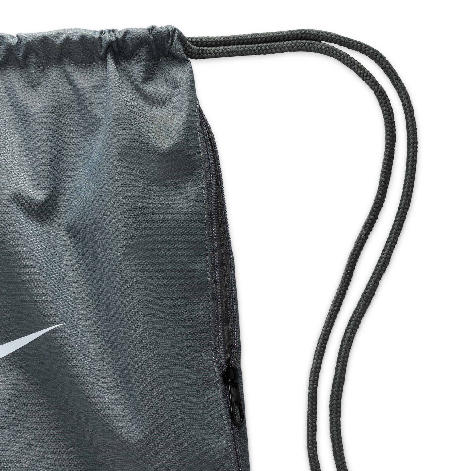 Grey/White - Nike - Brasilia Gym Sack - 4