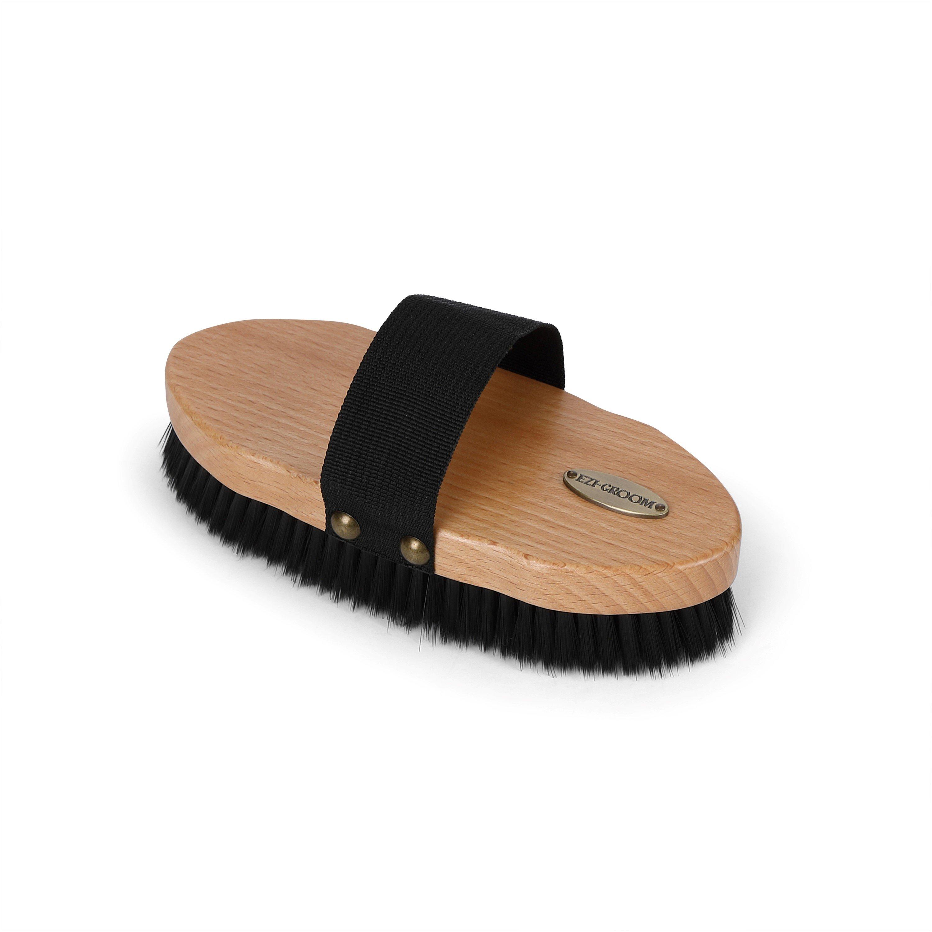 Ezi-Groom  Premium Body Brush - Wood
