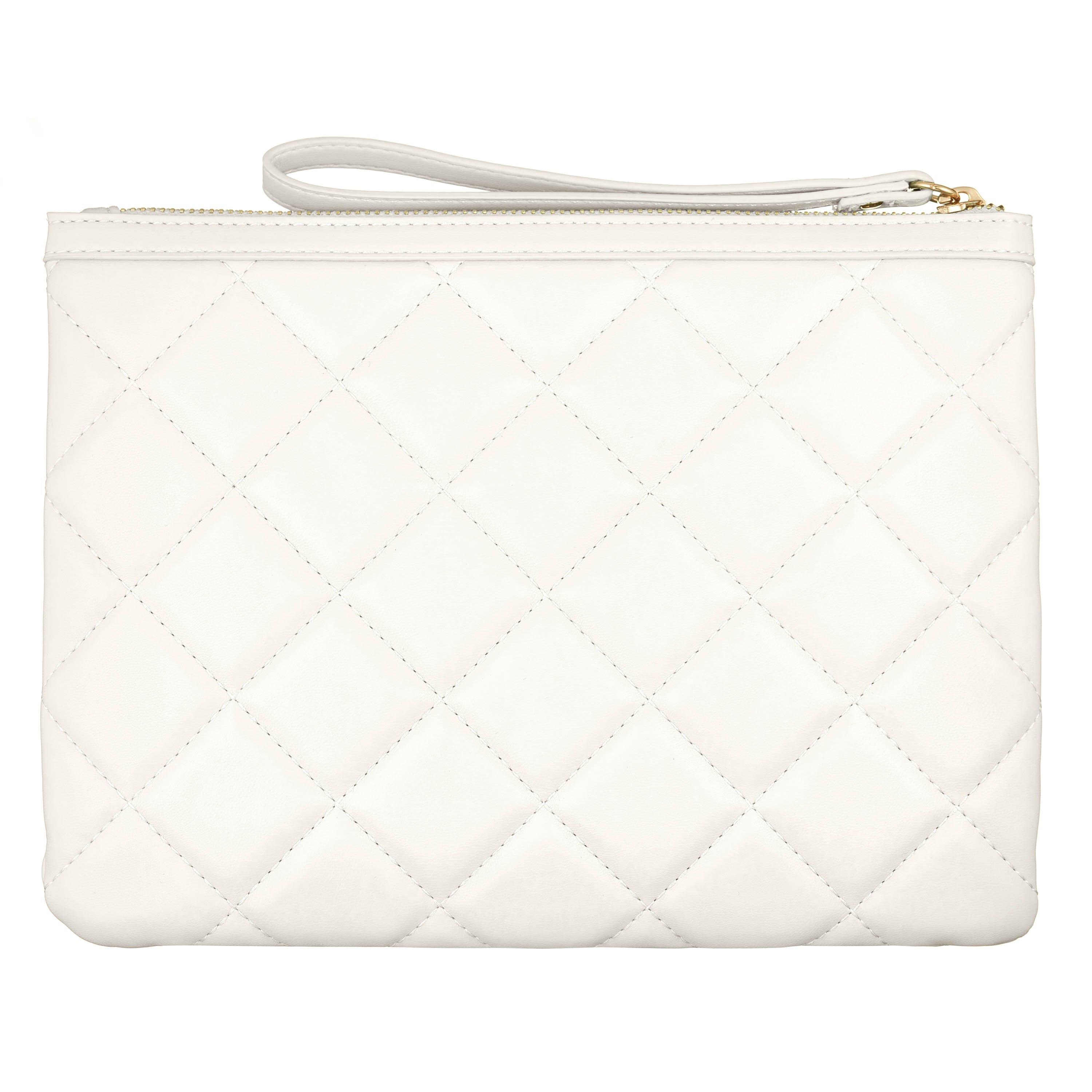 Bianco 006 - Valentino - Zip Cross Body Quilted Ada Bag - 2