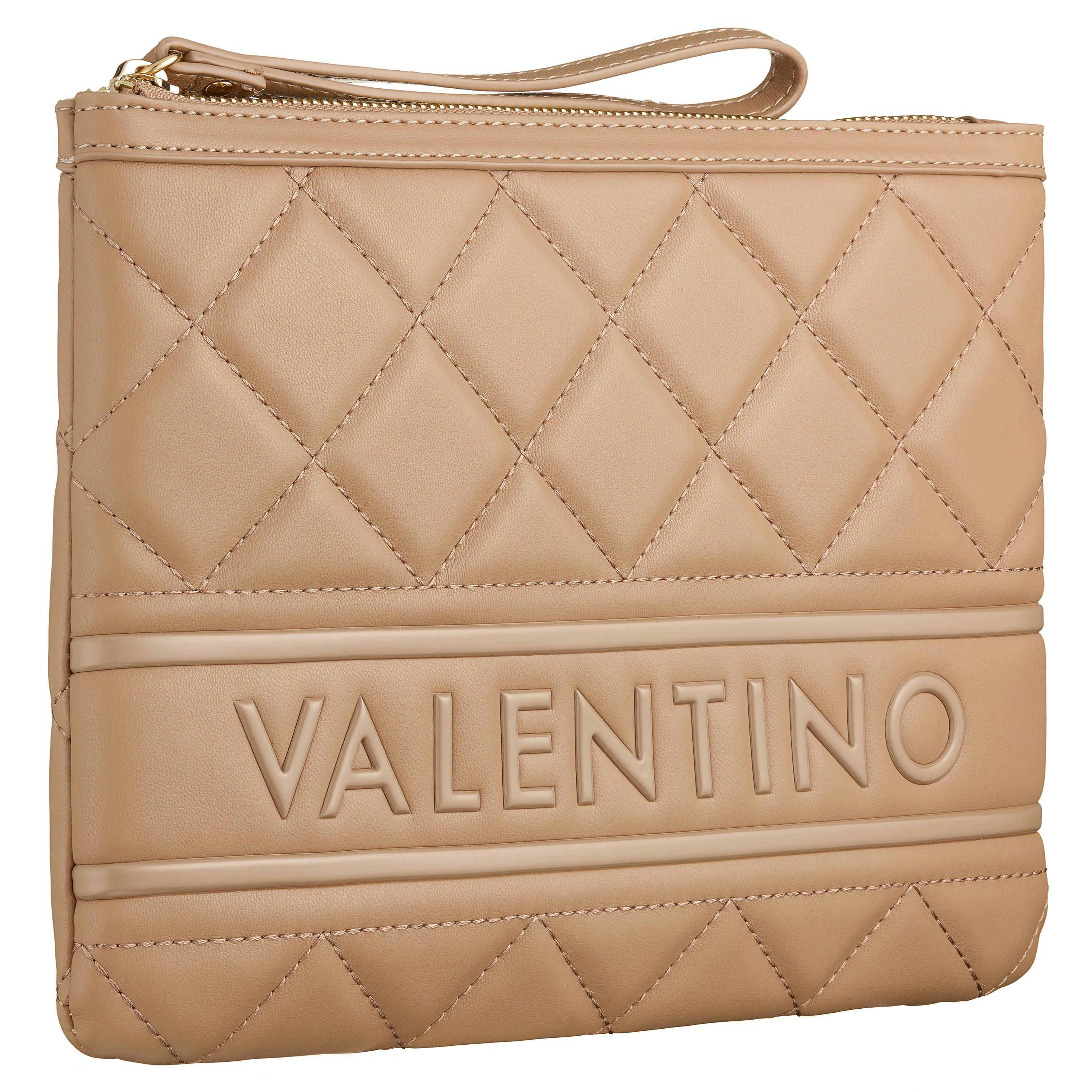 Beige - Valentino - Zip Cross Body Quilted Ada Bag - 3