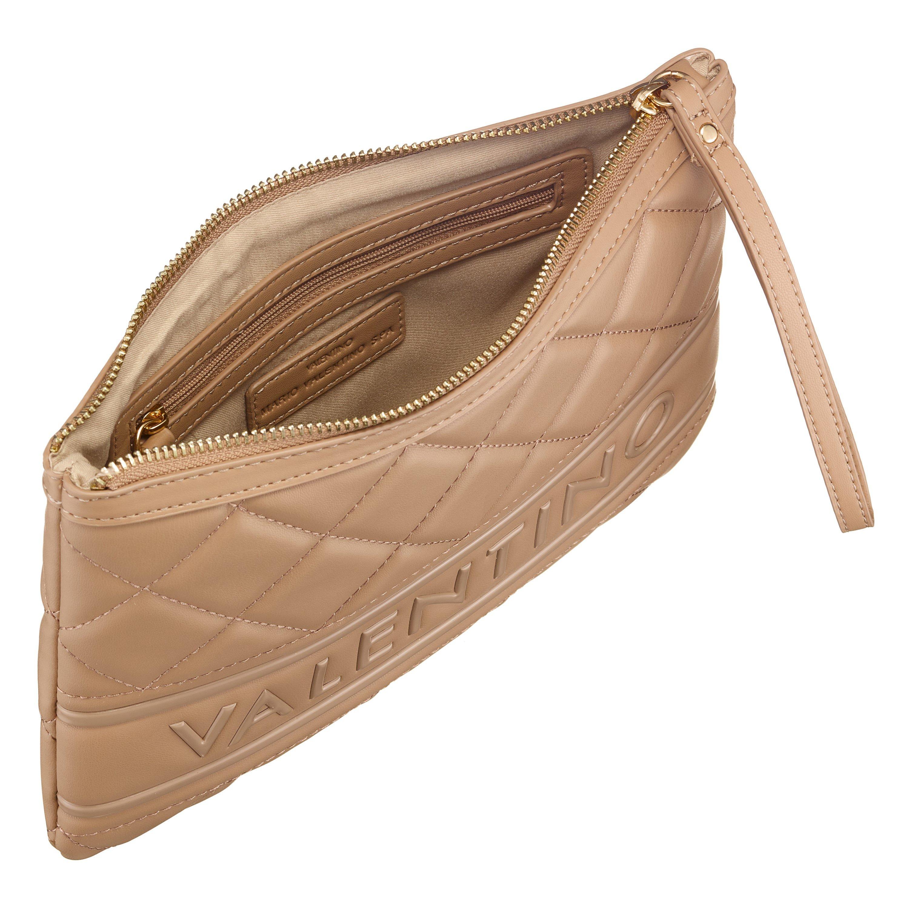 Beige - Valentino - Zip Cross Body Quilted Ada Bag - 4