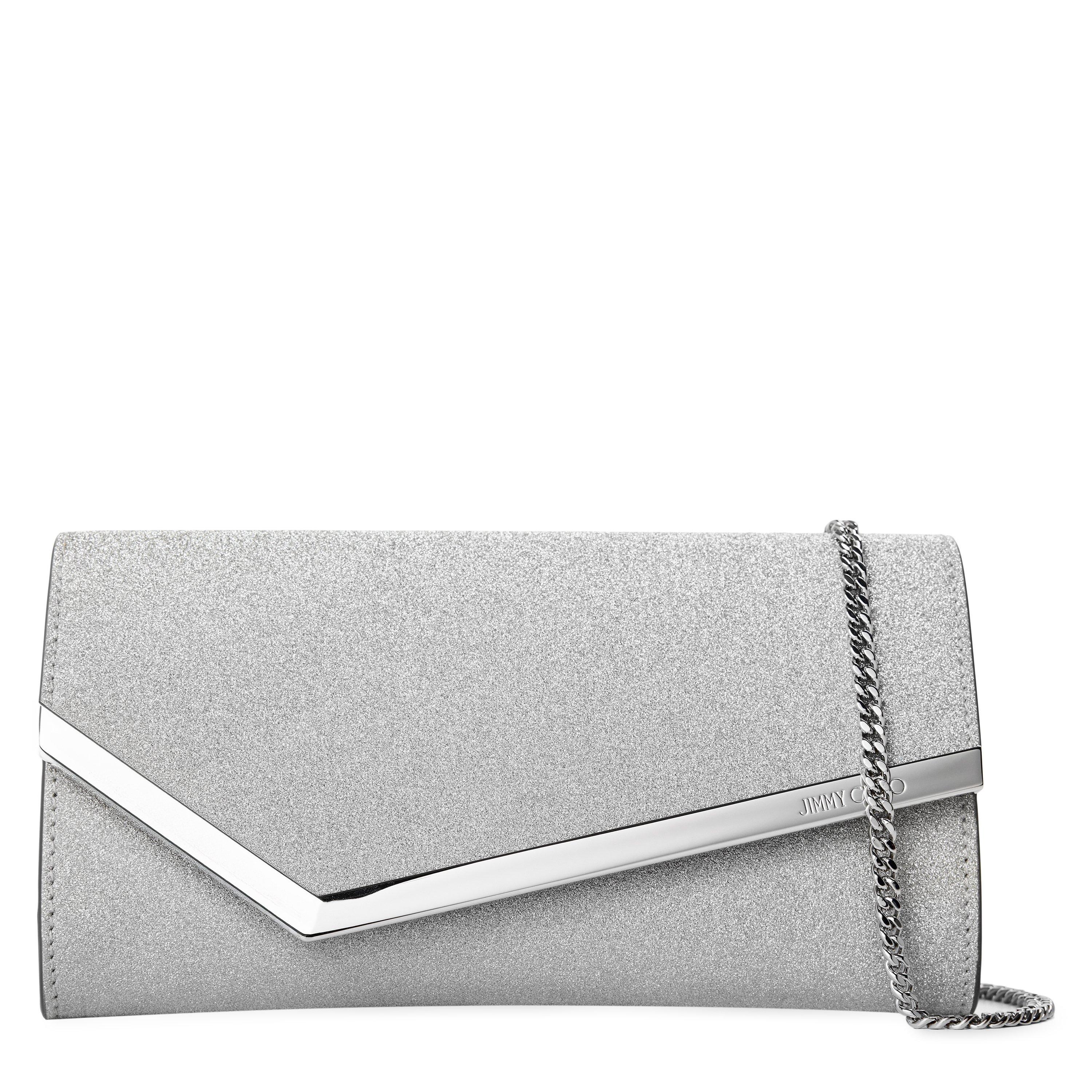 Silver - Jimmy Choo - Jimmy Emmie Clutch Ld64 - 1