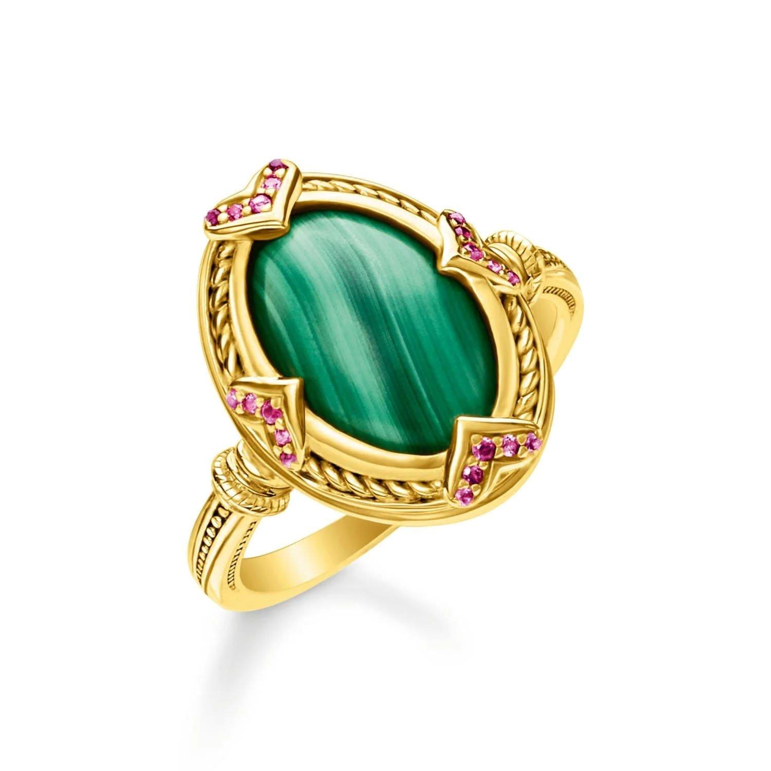 Thomas Sabo  Stone Band Ring - Gold - 52