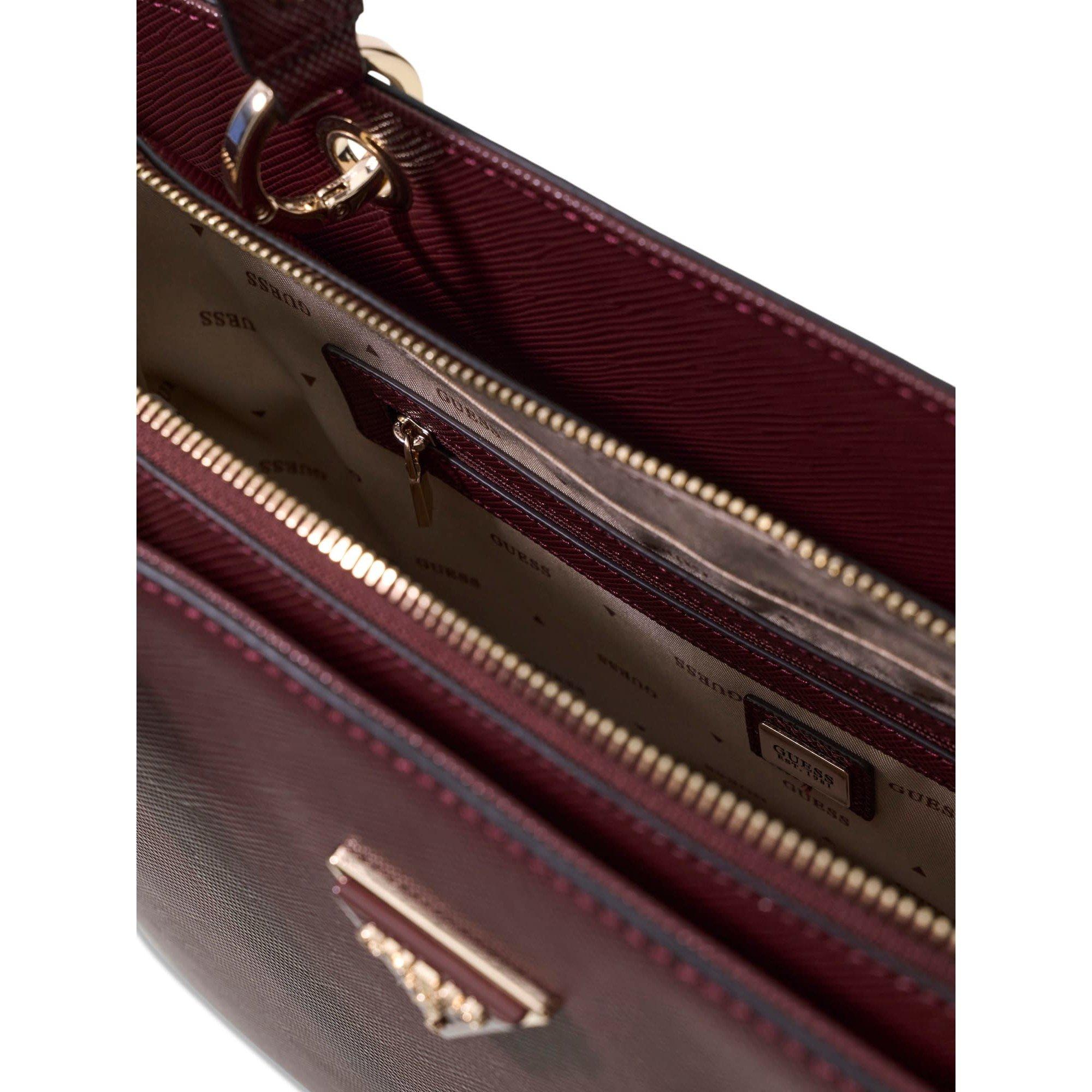 BURGUNDY - Guess - Guess NOELLE II TOTE Ld64 - 4