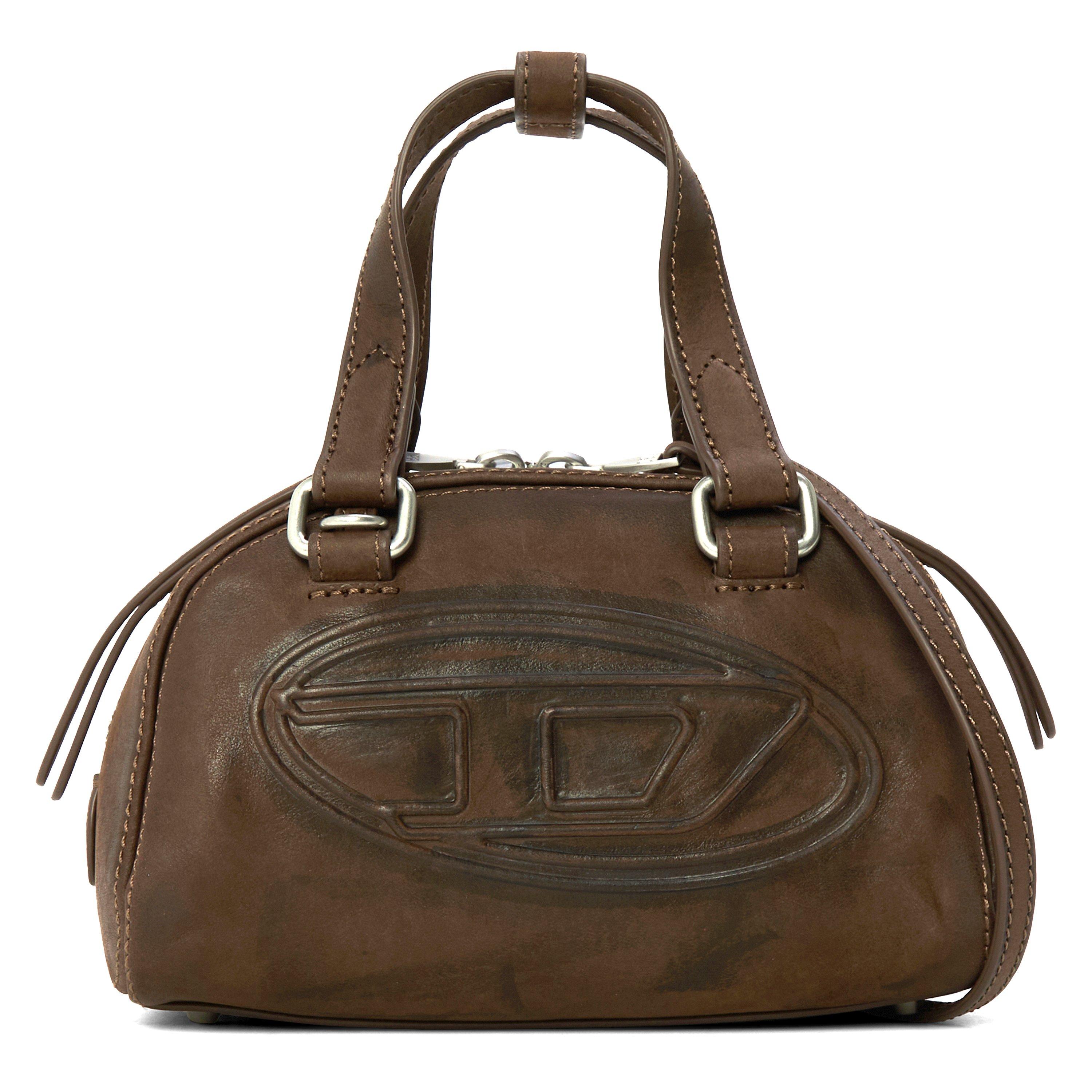 Diesel Women's 1Dr Dome Faux Leather Crossbody Bag Brown - Image 3