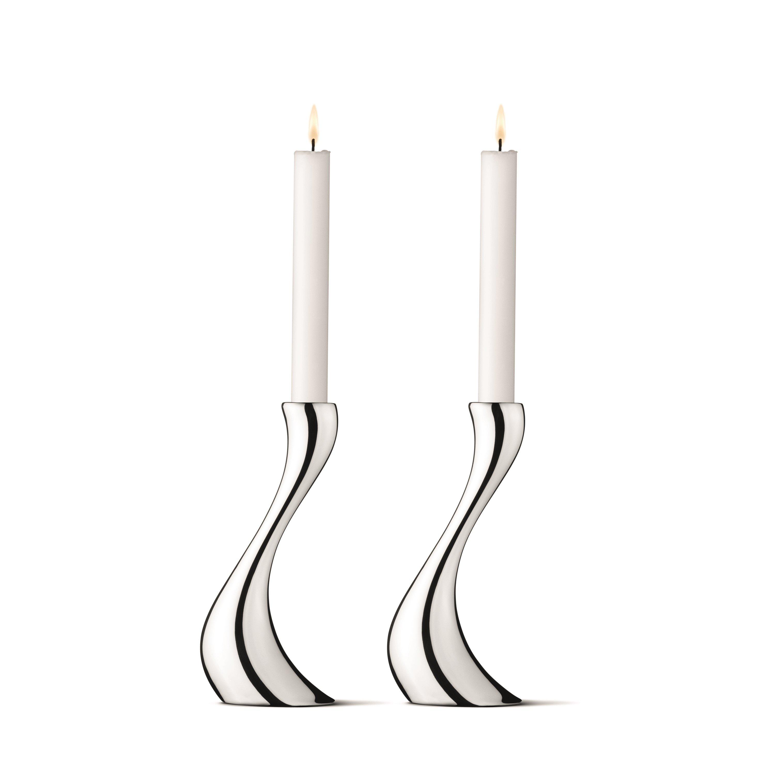 Georg Jensen GeorgJensen Cobra Stainless Steel Candle Holder - Medium