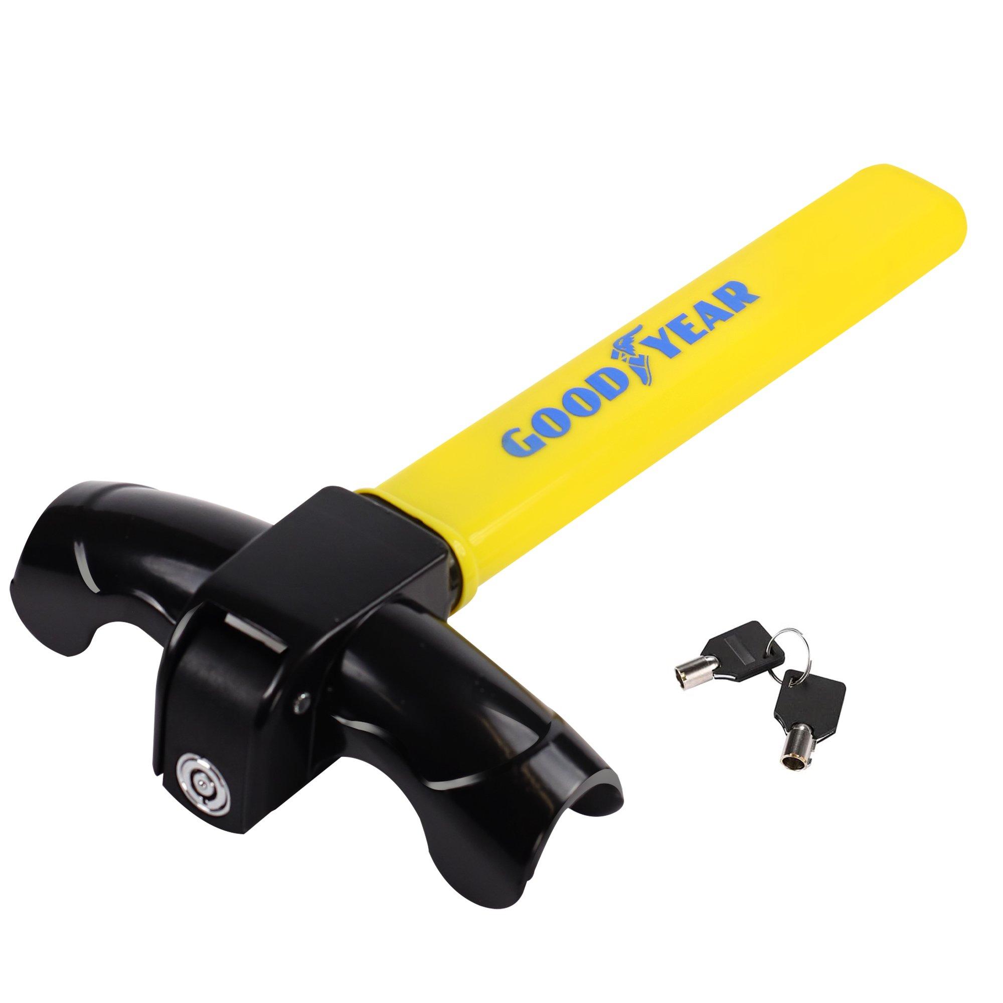 Žuto/Crno - Goodyear - Goodyear T-Shape Steering Wheel Lock - 2