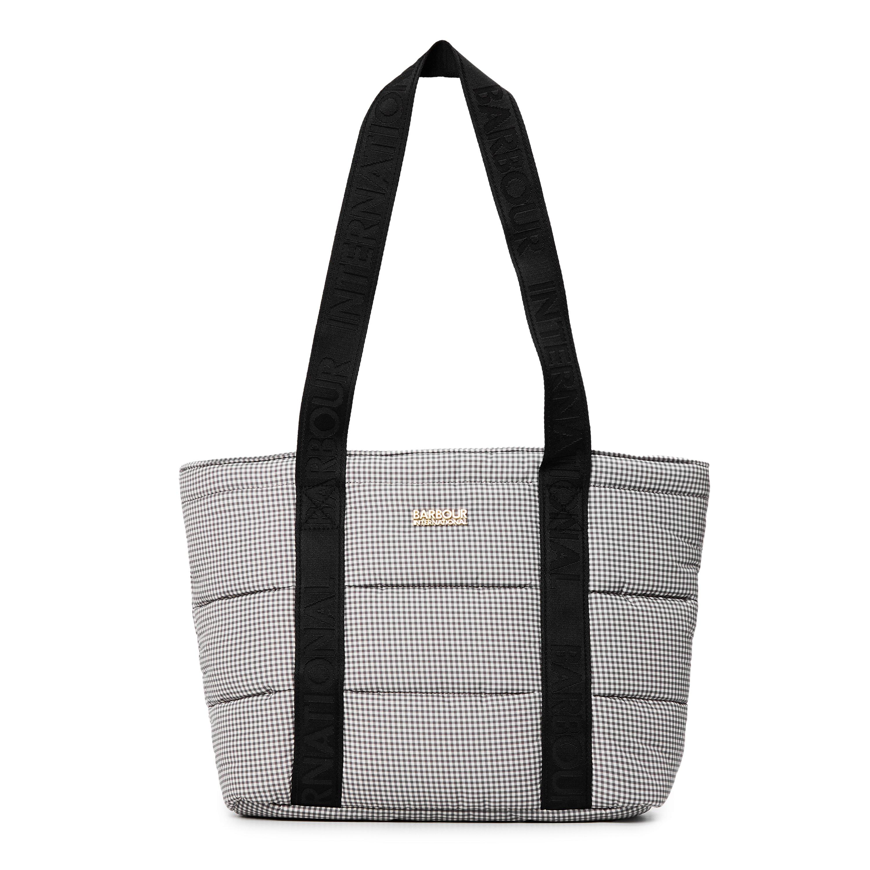 Barbour International Women's Brown Monaco Check Tote Bag - Image 3