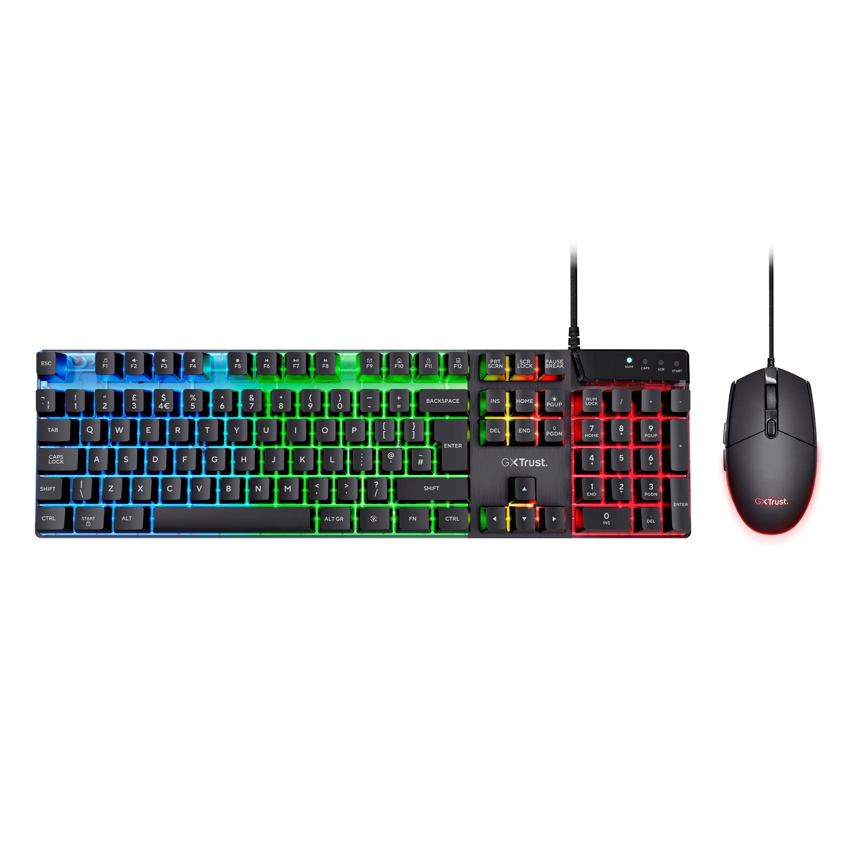 Meerkleurig - Trust - GXT Azor Keyboard and Mouse Starter Packs - 1