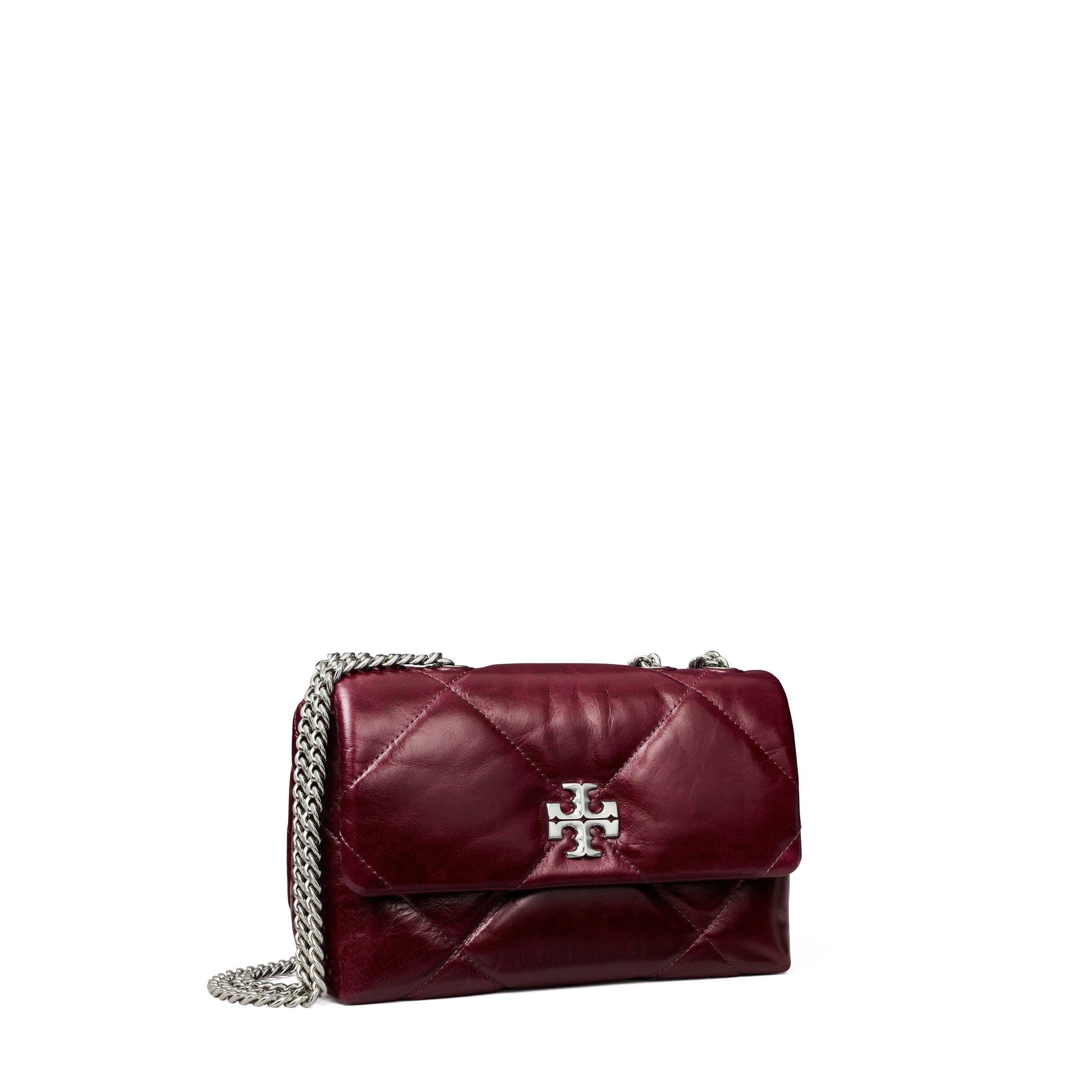 Dark Carmine - Tory Burch - Women's Kira Diamond Shoulder Bag - 3