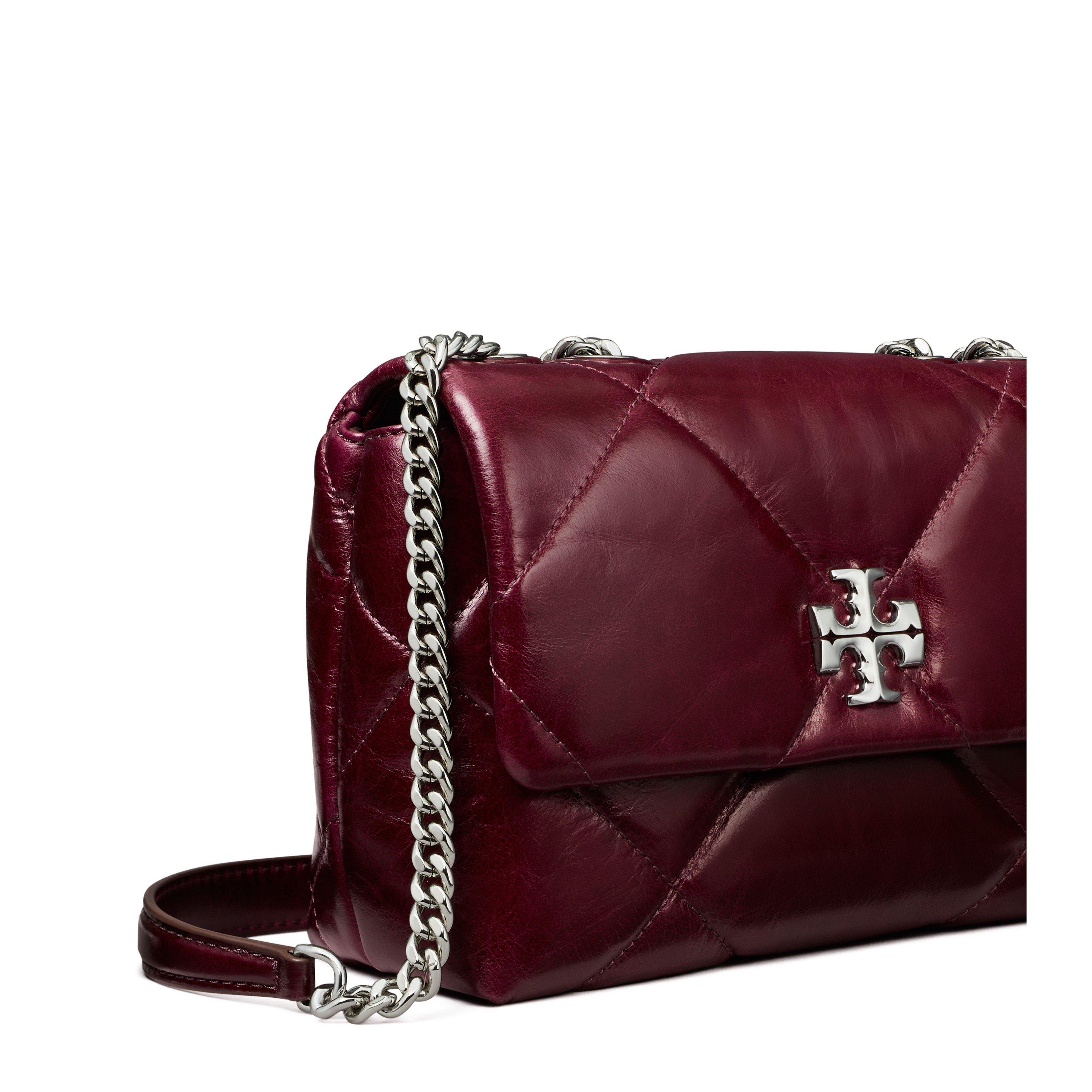 Dark Carmine - Tory Burch - Women's Kira Diamond Shoulder Bag - 4