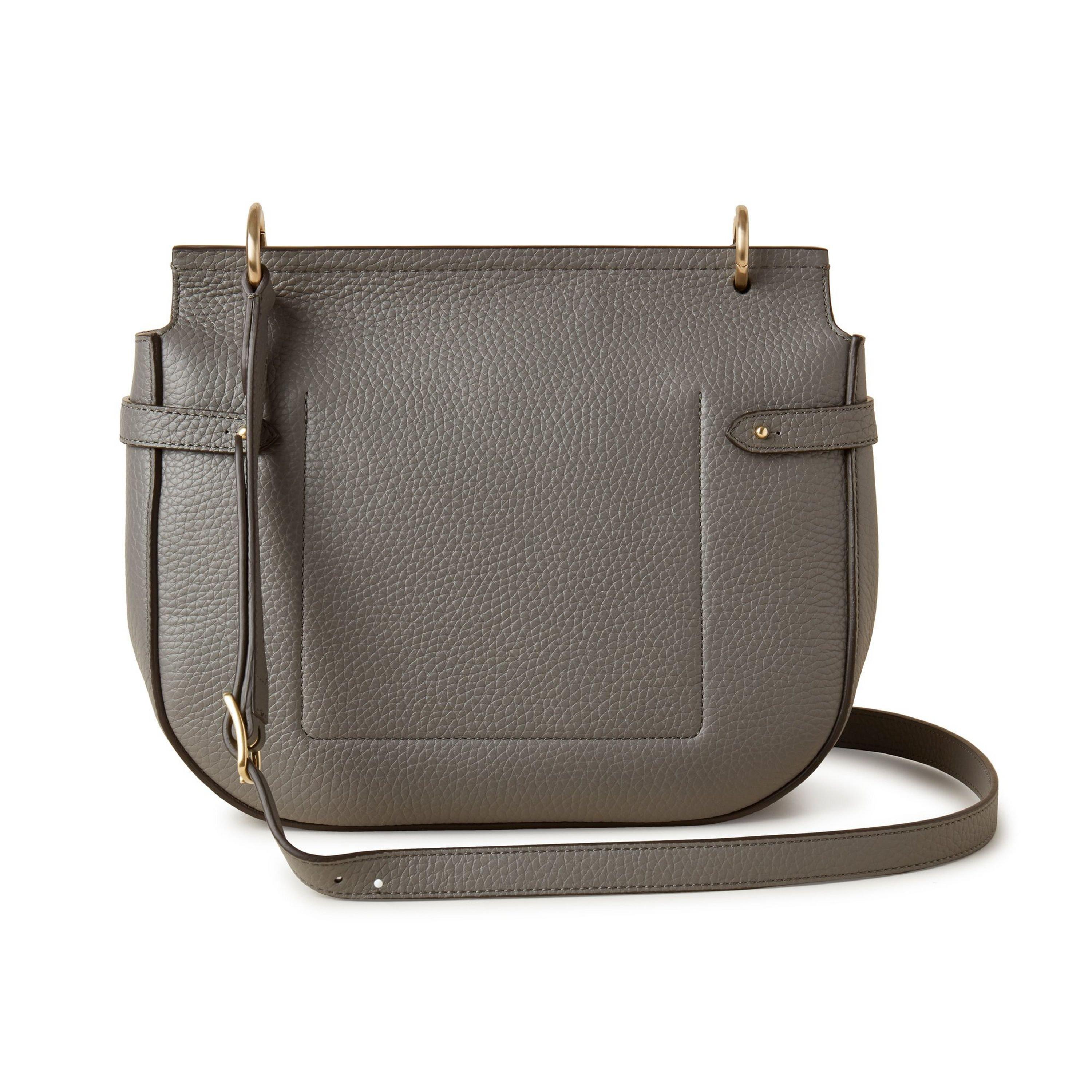 Charcoal - Mulberry - Soft Amberley Satchel - 2