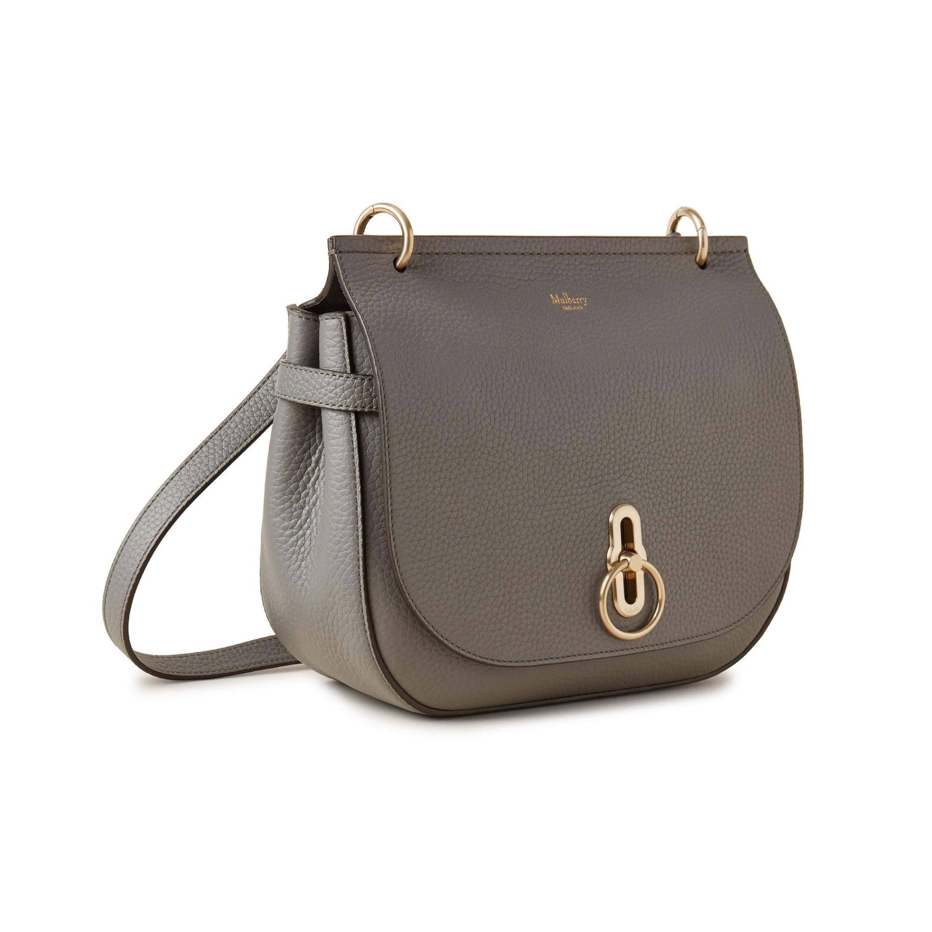 Charcoal - Mulberry - Soft Amberley Satchel - 3