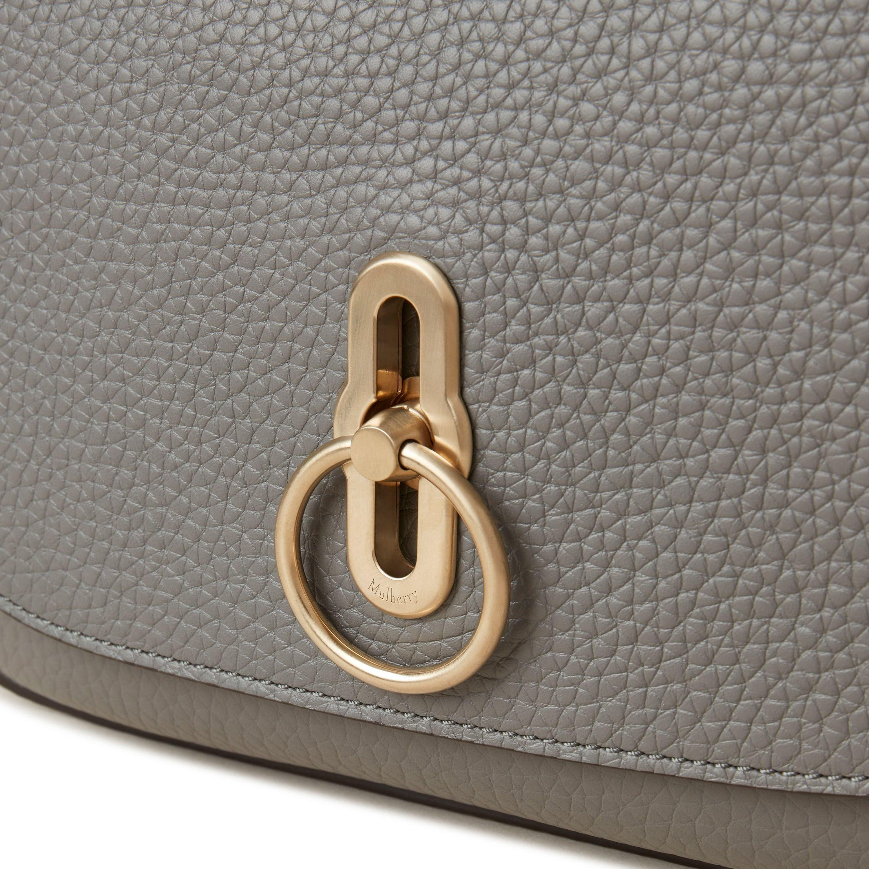 Charcoal - Mulberry - Soft Amberley Satchel - 5