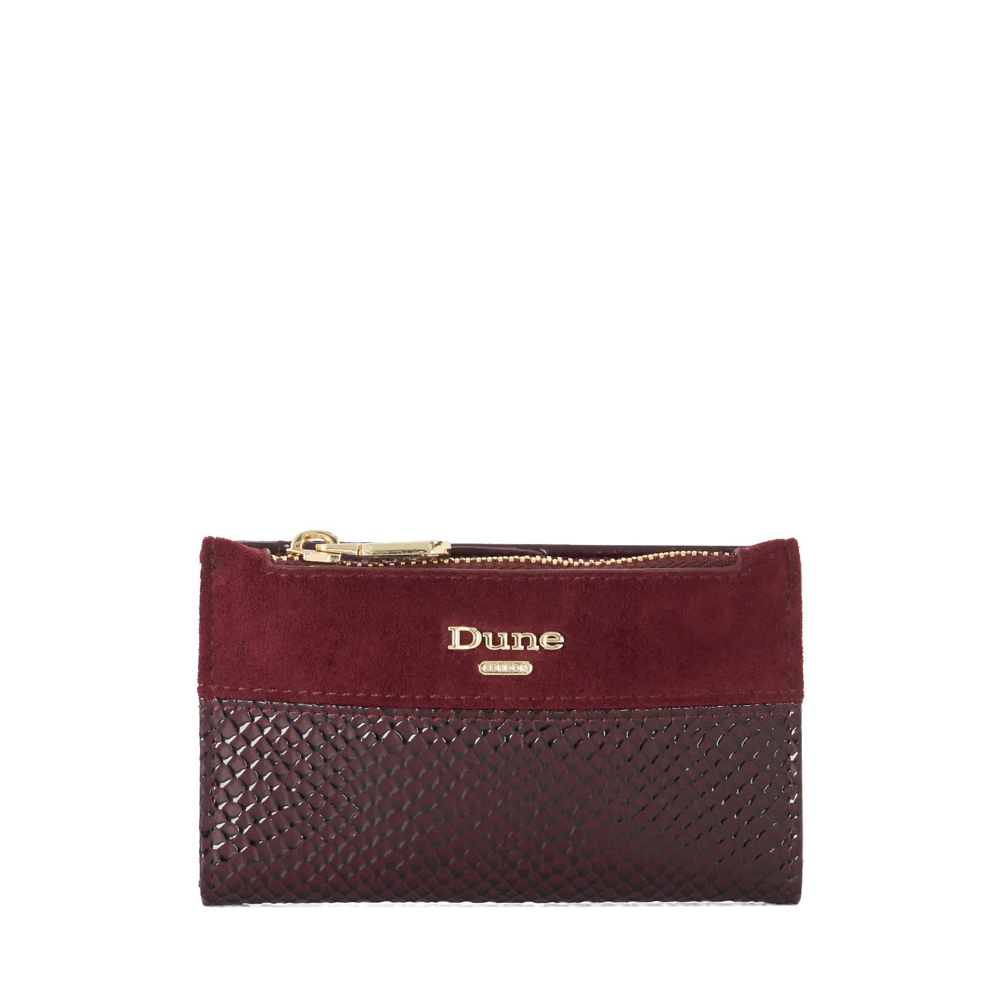burgunderrot - Dune London - Women's Kennero Faux Leather Zip Around Purse - 1