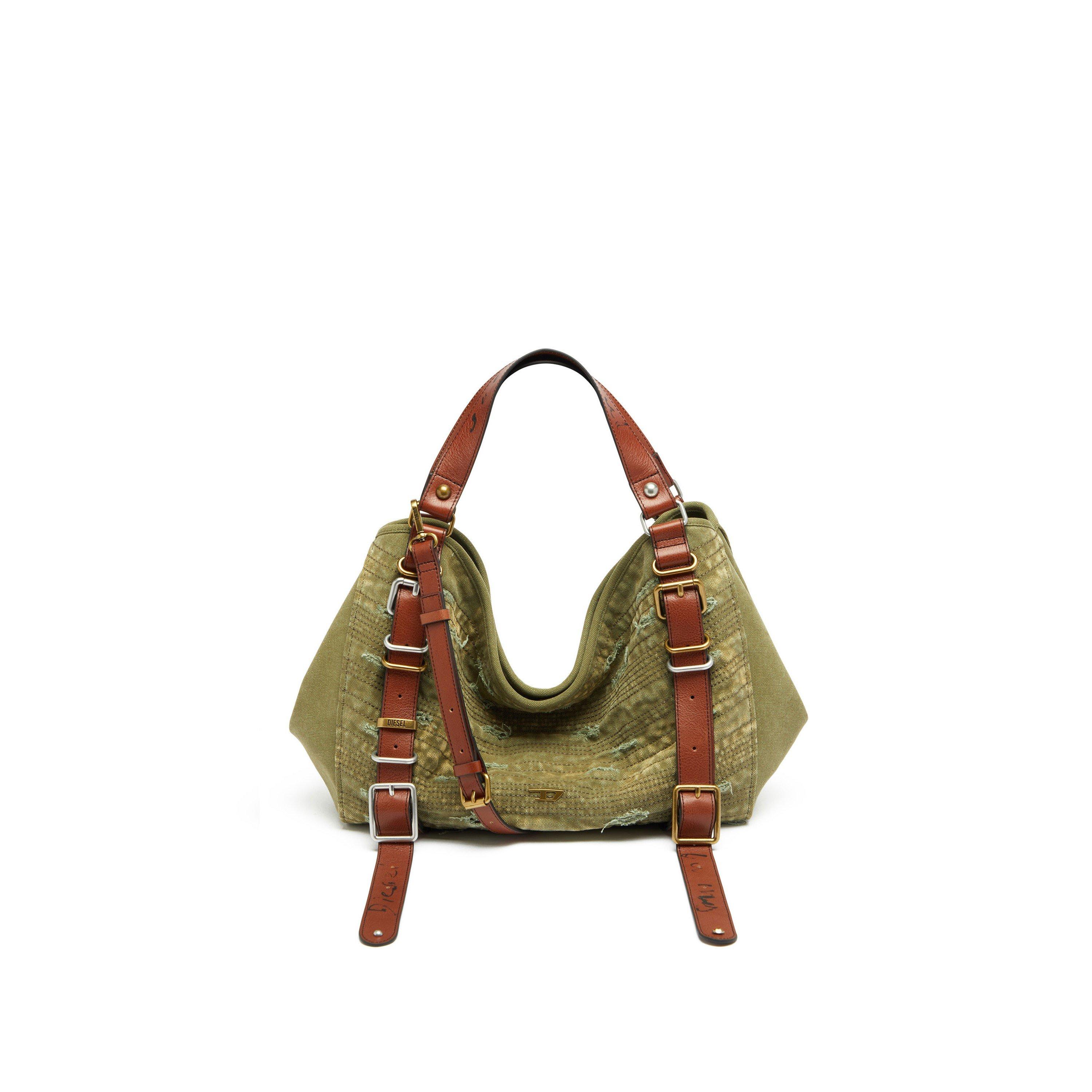 Diesel Women's Knot-D Tophandle M Leather Top-Handle Bag