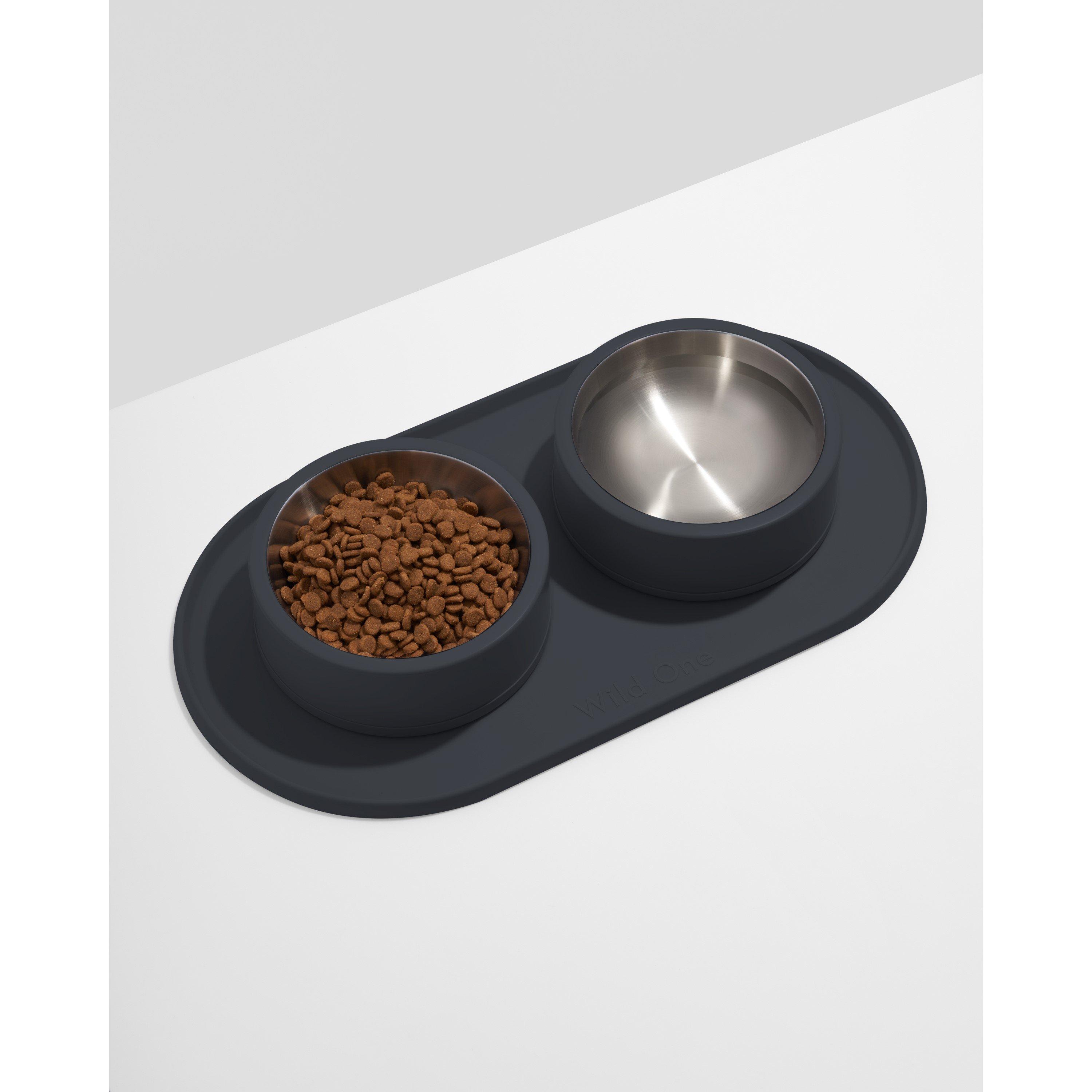 Black - Wild One - Silicone Small Pet Placemat - 2