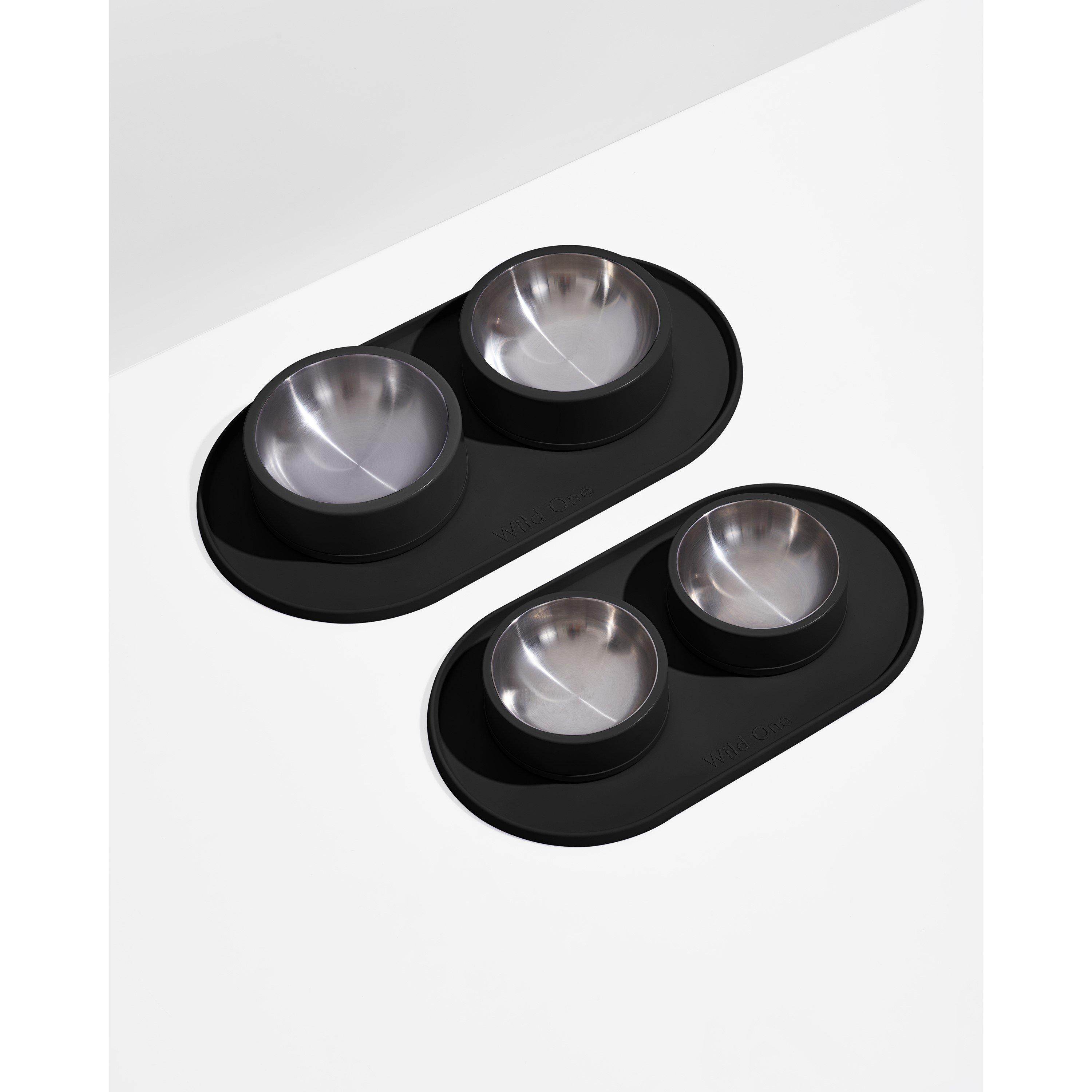 Black - Wild One - Silicone Small Pet Placemat - 5