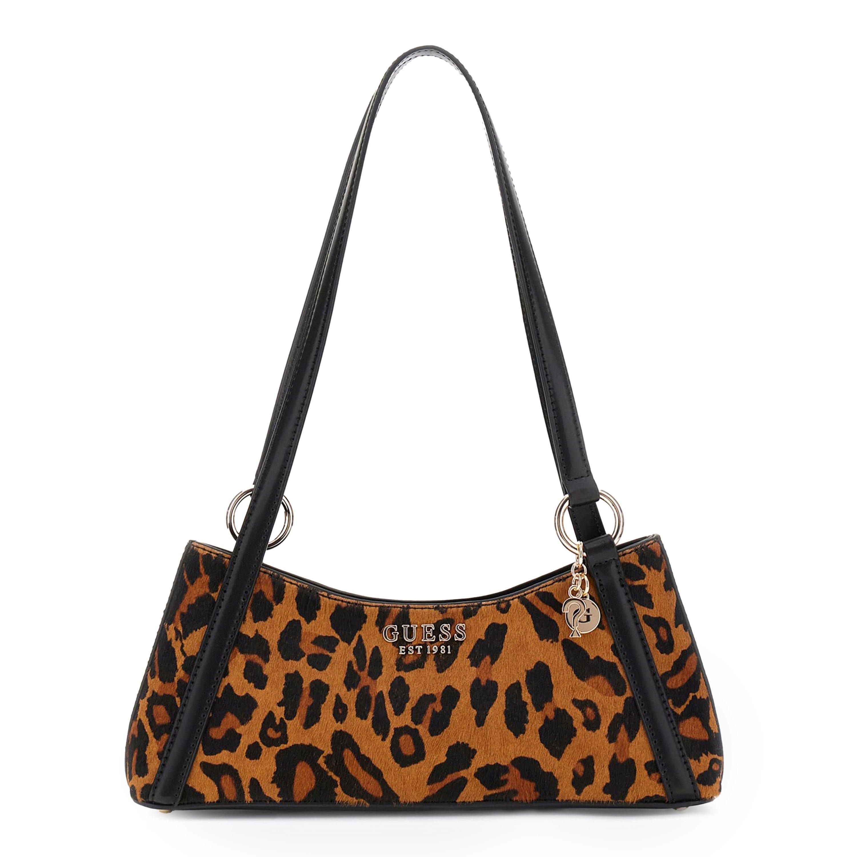 Leopard - Guess - Women's Domitilla Shoulder Bag - 1