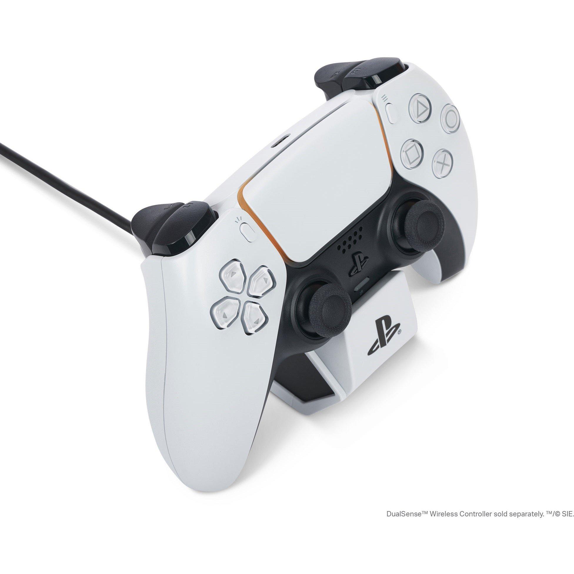 White - PowerA - Solo Charging Station for DualSense Wireless Controller - White - 5