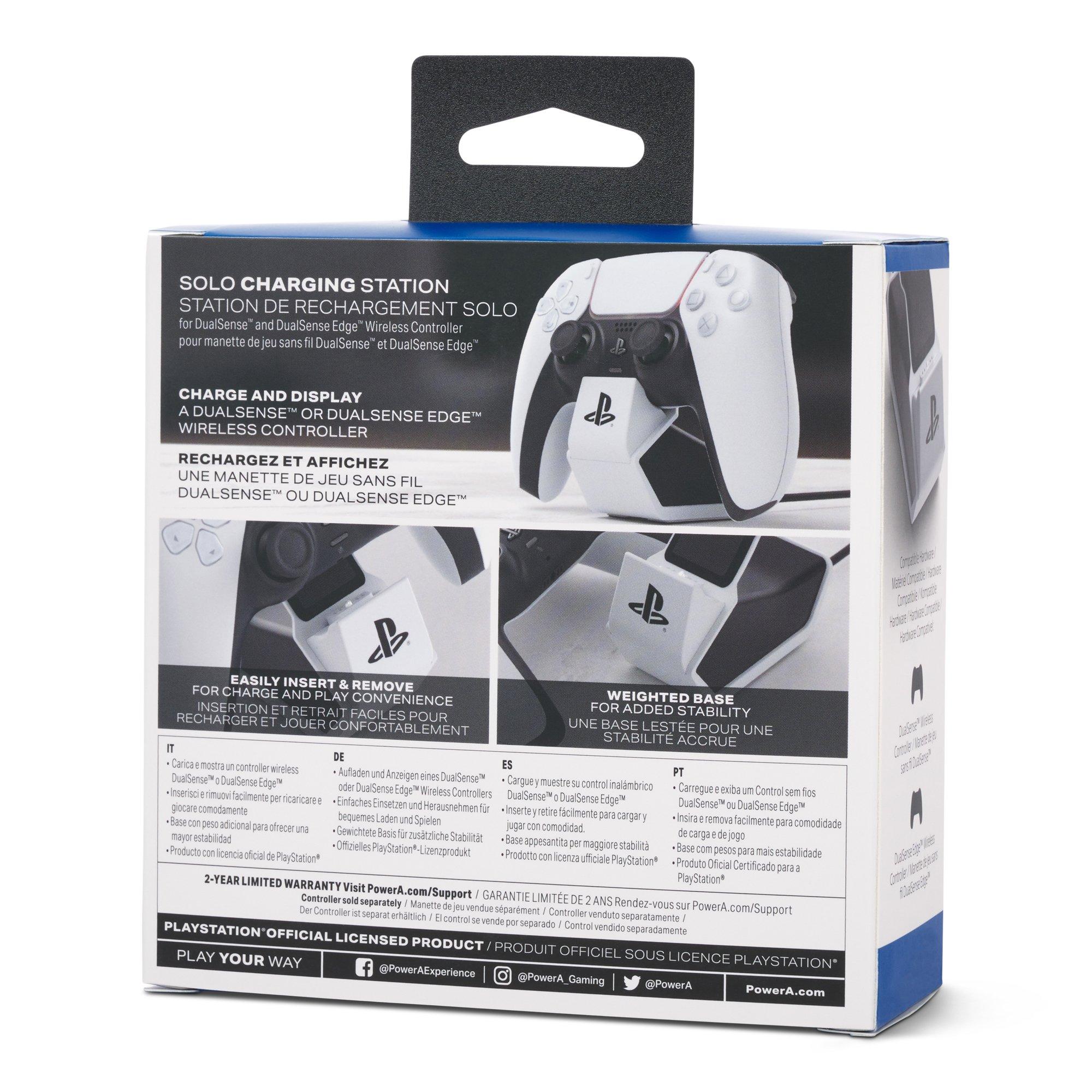 White - PowerA - Solo Charging Station for DualSense Wireless Controller - White - 8