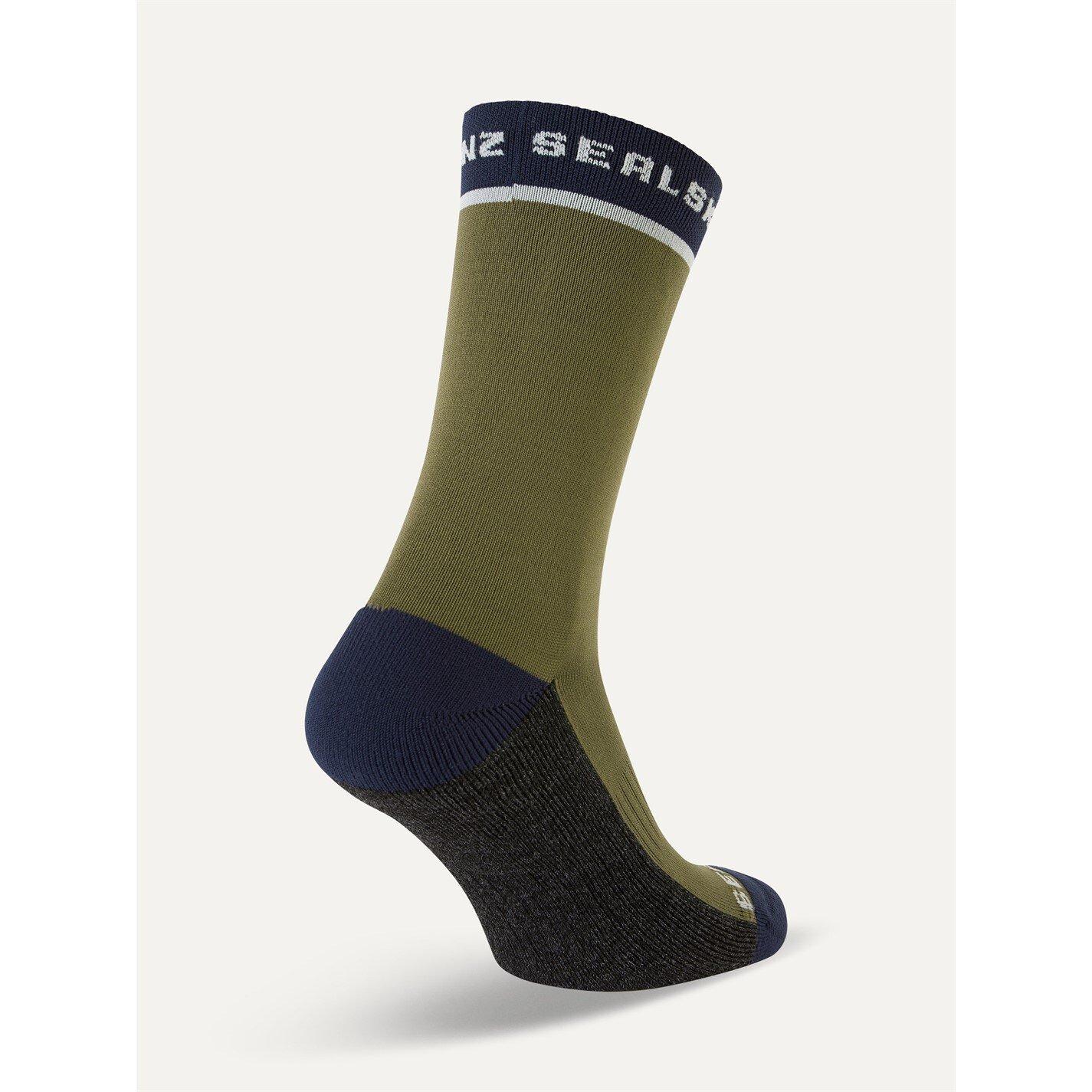 Azeitona - Sealskinz - Foxley Mid-Length Cycling Socks - 2