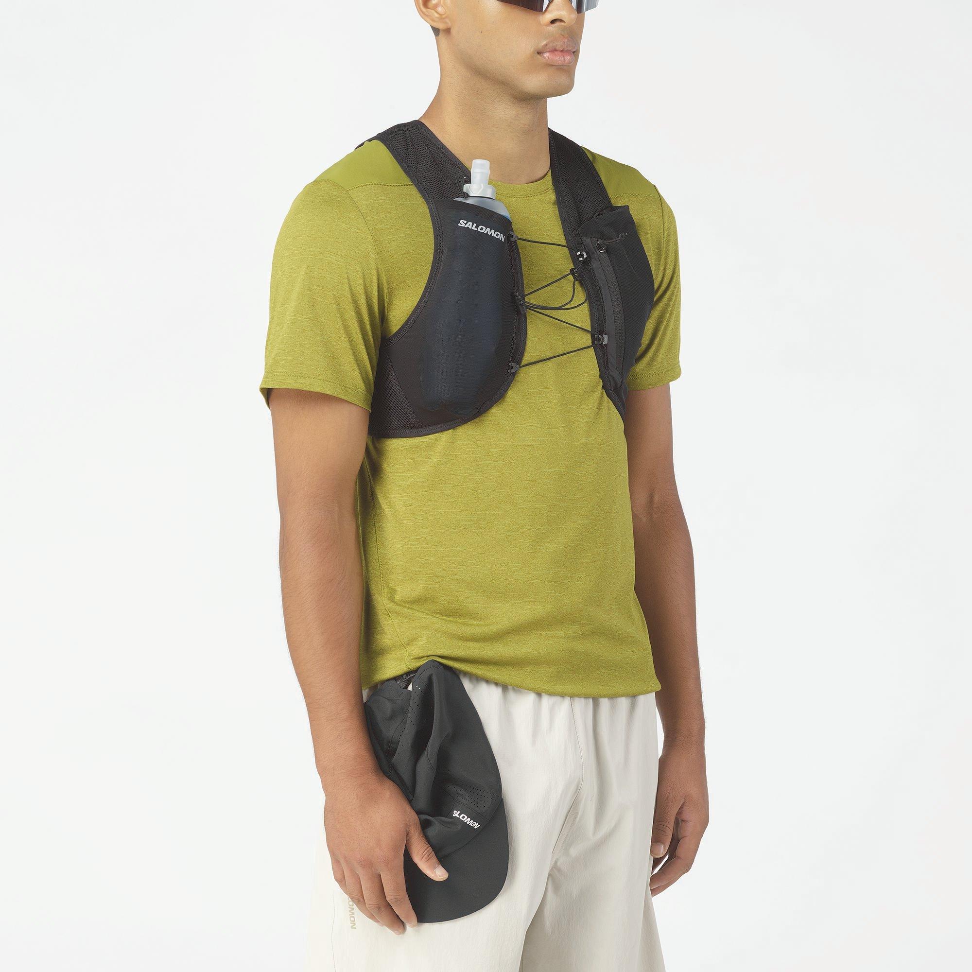 Black - Salomon - Salomon Hydra Vest 4L 00 - 4