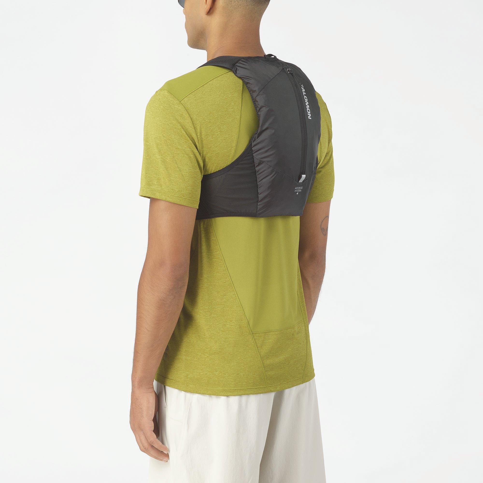 Black - Salomon - Salomon Hydra Vest 4L 00 - 5