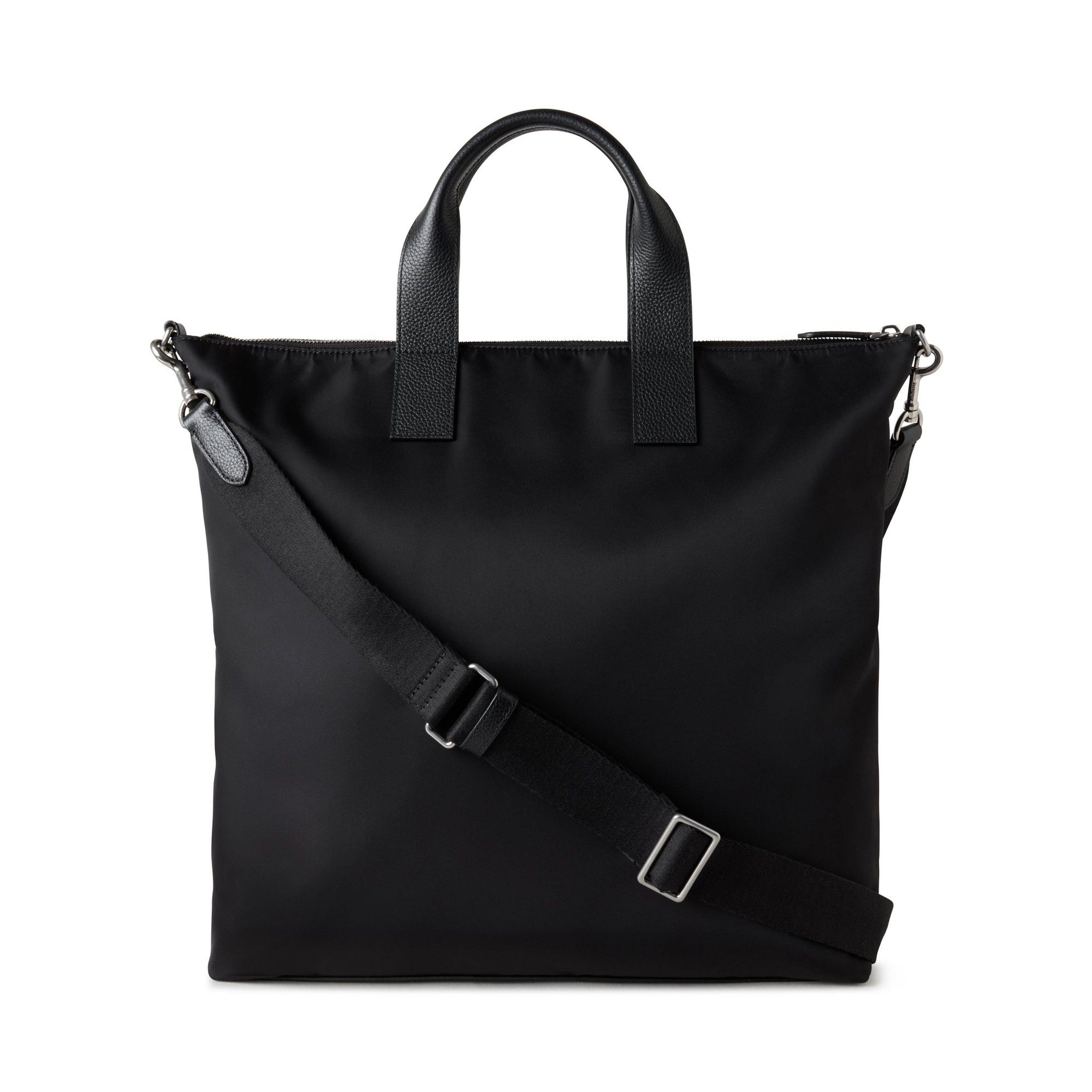 Black - Mulberry - Heritage Nylon Zipped Tote Bag - 2