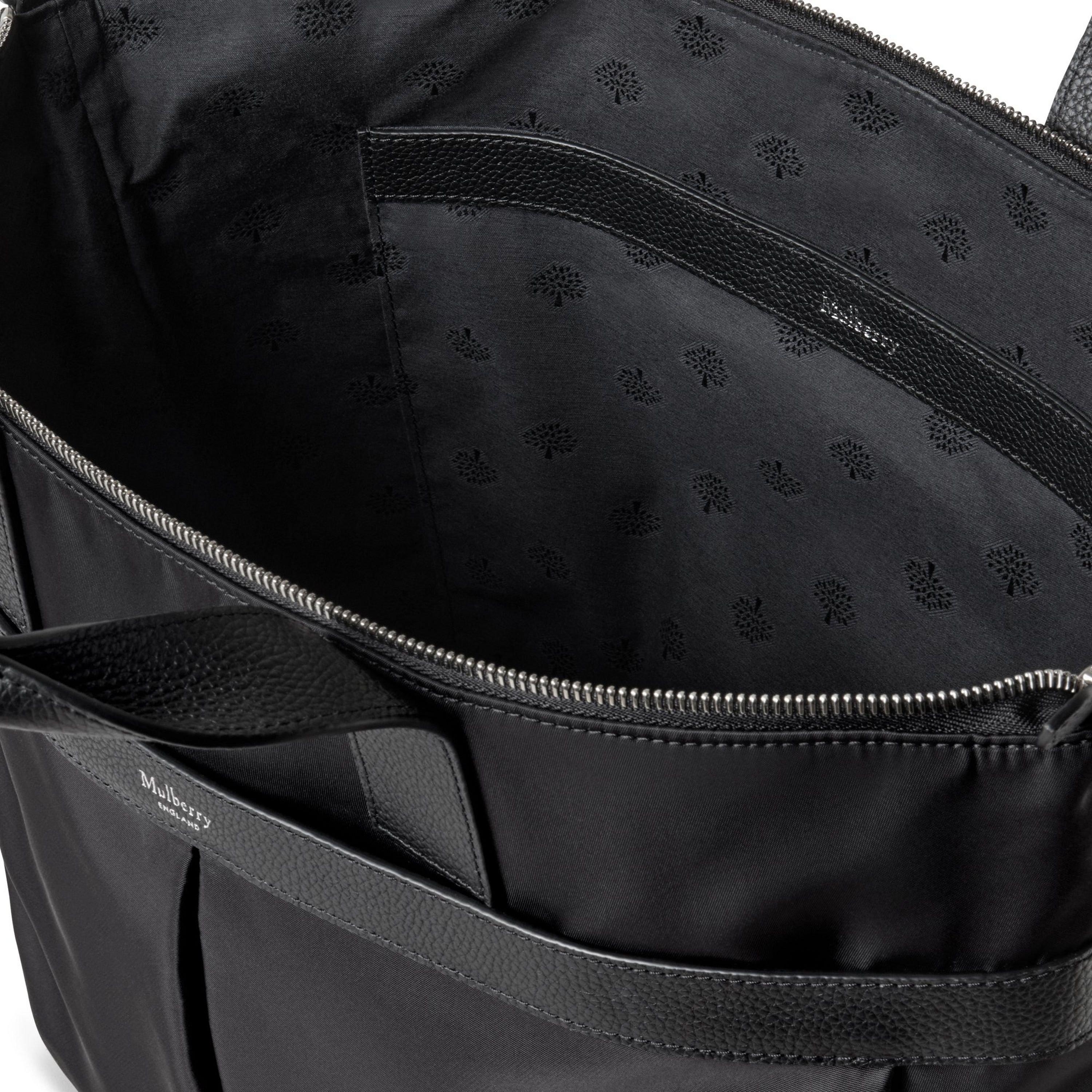 Black - Mulberry - Heritage Nylon Zipped Tote Bag - 4